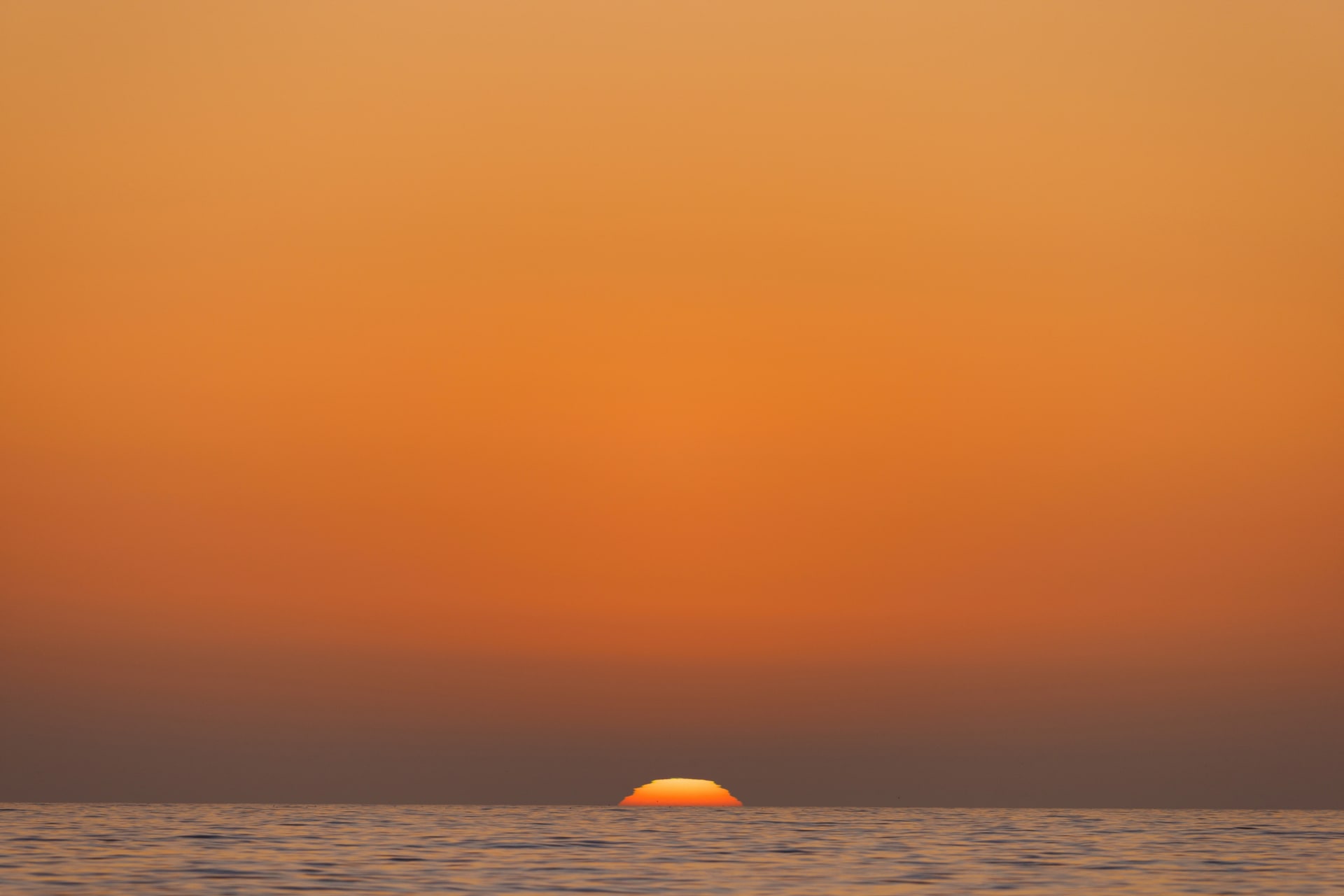 <p>The sun sets on the Pacific Ocean in Encinitas, California, on August 28, 2023.</p>