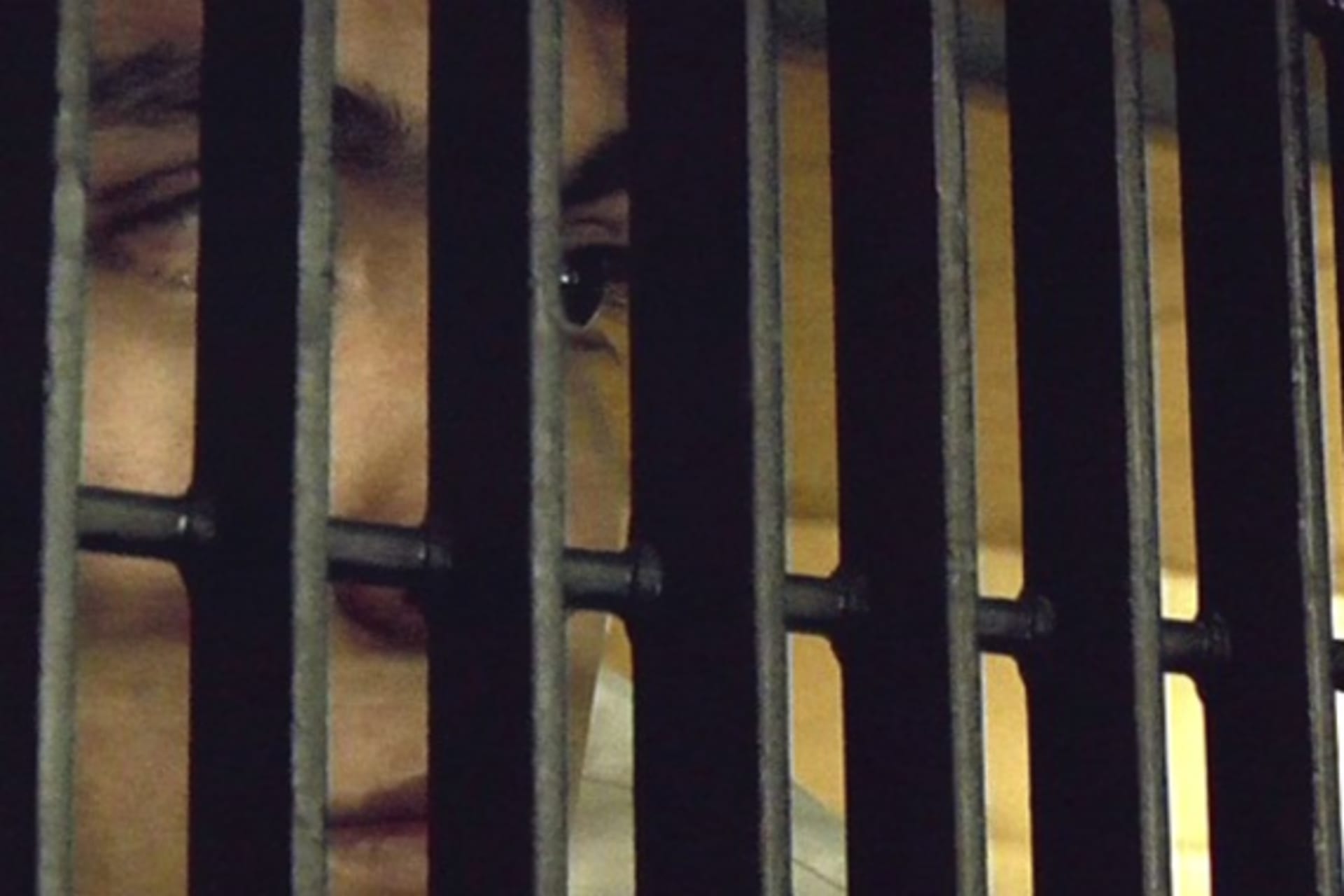 <p>Behind bars inside a prison in Mexico City.</p>
