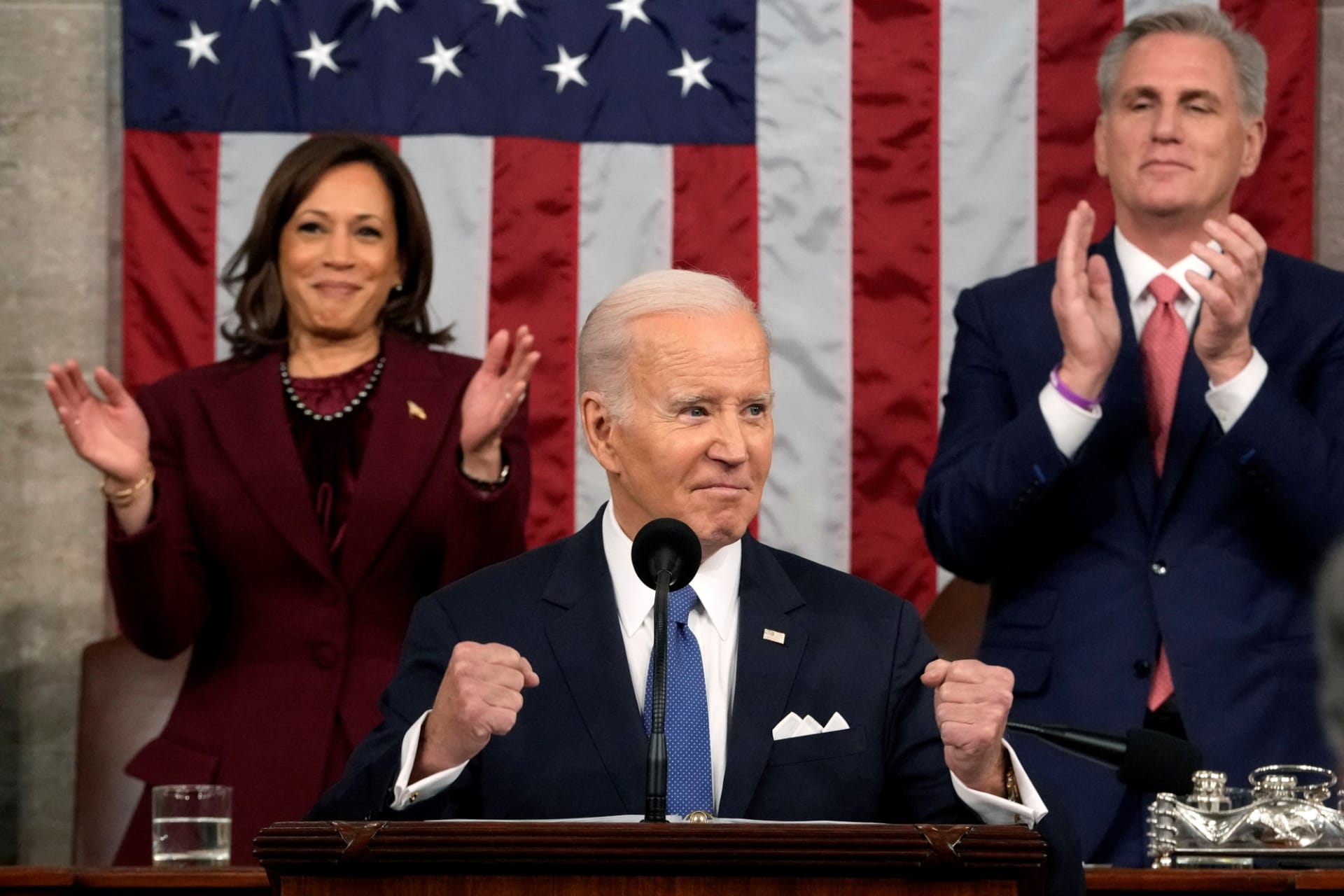 <p>President Biden delivers the State of the Union address to a joint session of Congress on February 7, 2023.</p>
