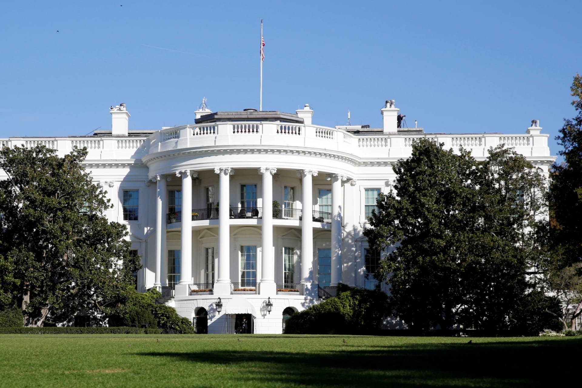 <p>The White House on Election Day, November 8, 2016.</p>
