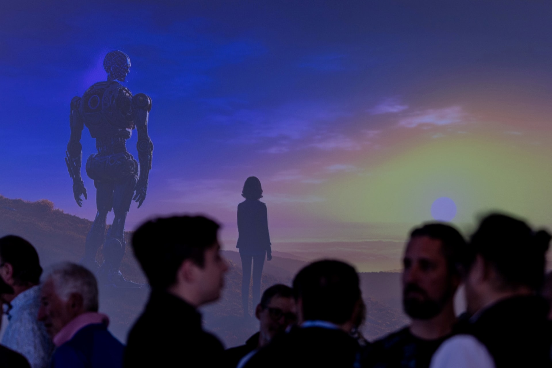 <p>Technology leaders attend a meeting on generative artificial intelligence in San Francisco, California on June 29, 2023.</p>

