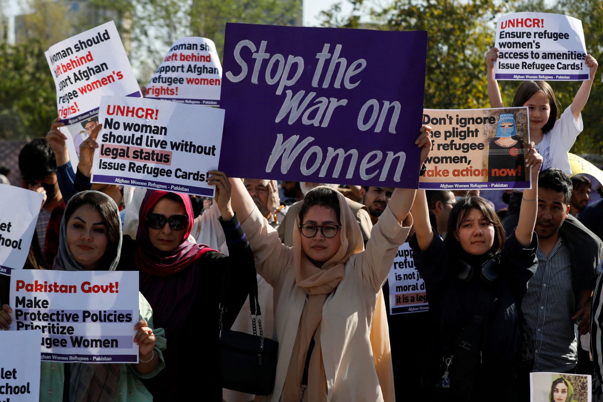 <p>International Women’s Day in Islamabad.</p>
