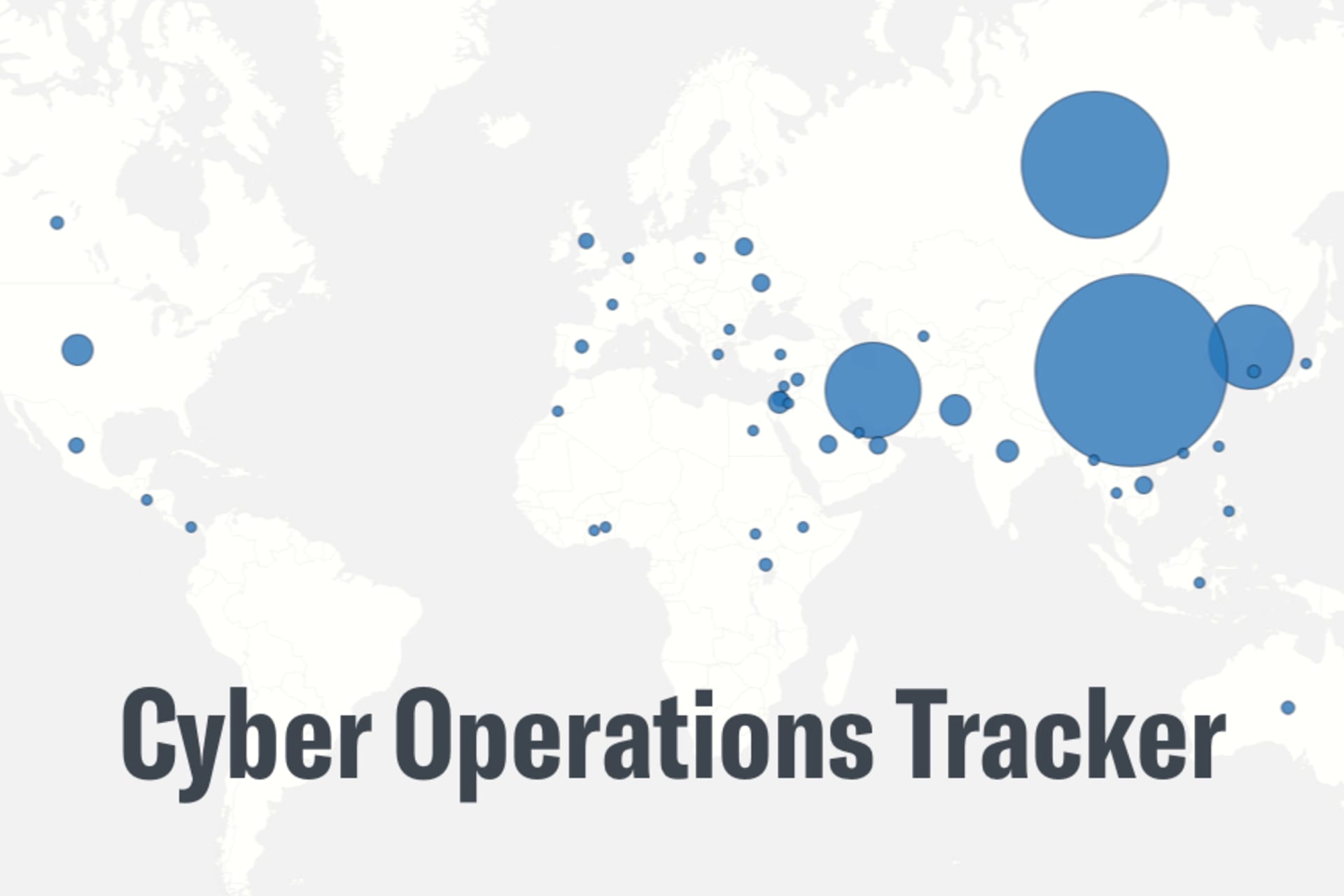 <p>Cyber Operations Tracker.</p>
