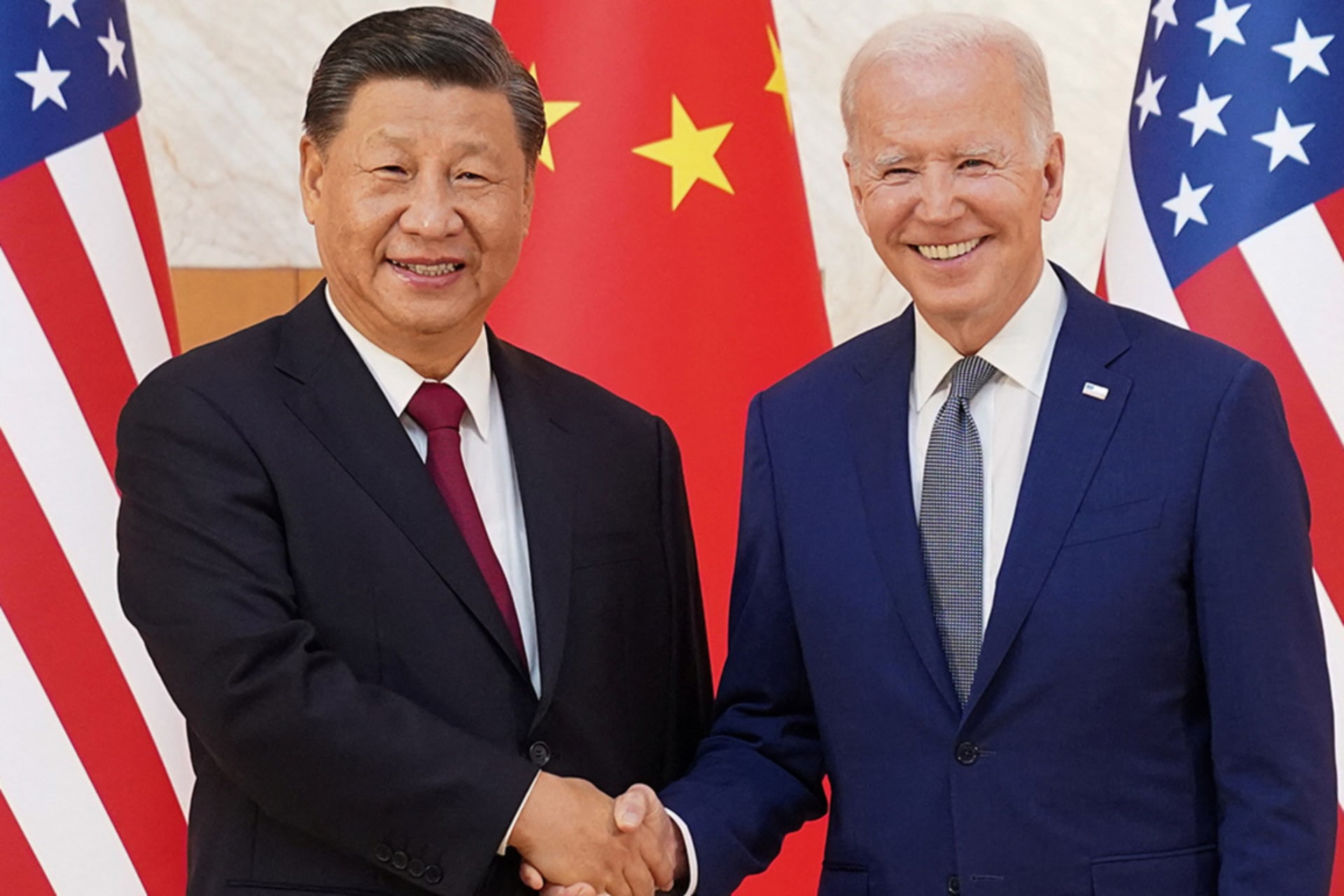 <p>U.S. President Joe Biden and Chinese leader Xi Jinping meet on the sidelines of the Group of Twenty summit in Bali, Indonesia.</p>
