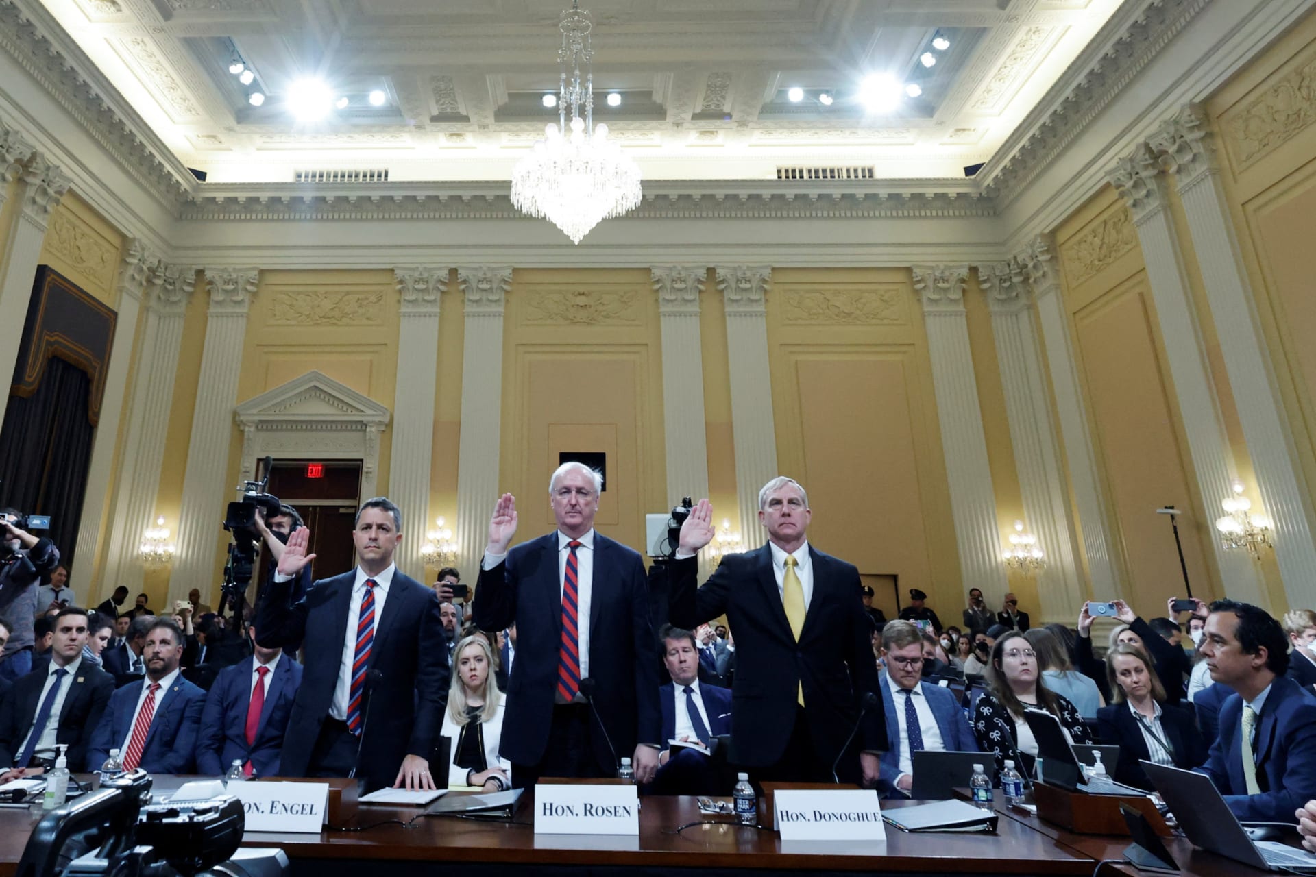 <p>U.S. House Select Committee to Investigate the January 6 Attack on the United States Capitol holds public hearing in Washington</p>

