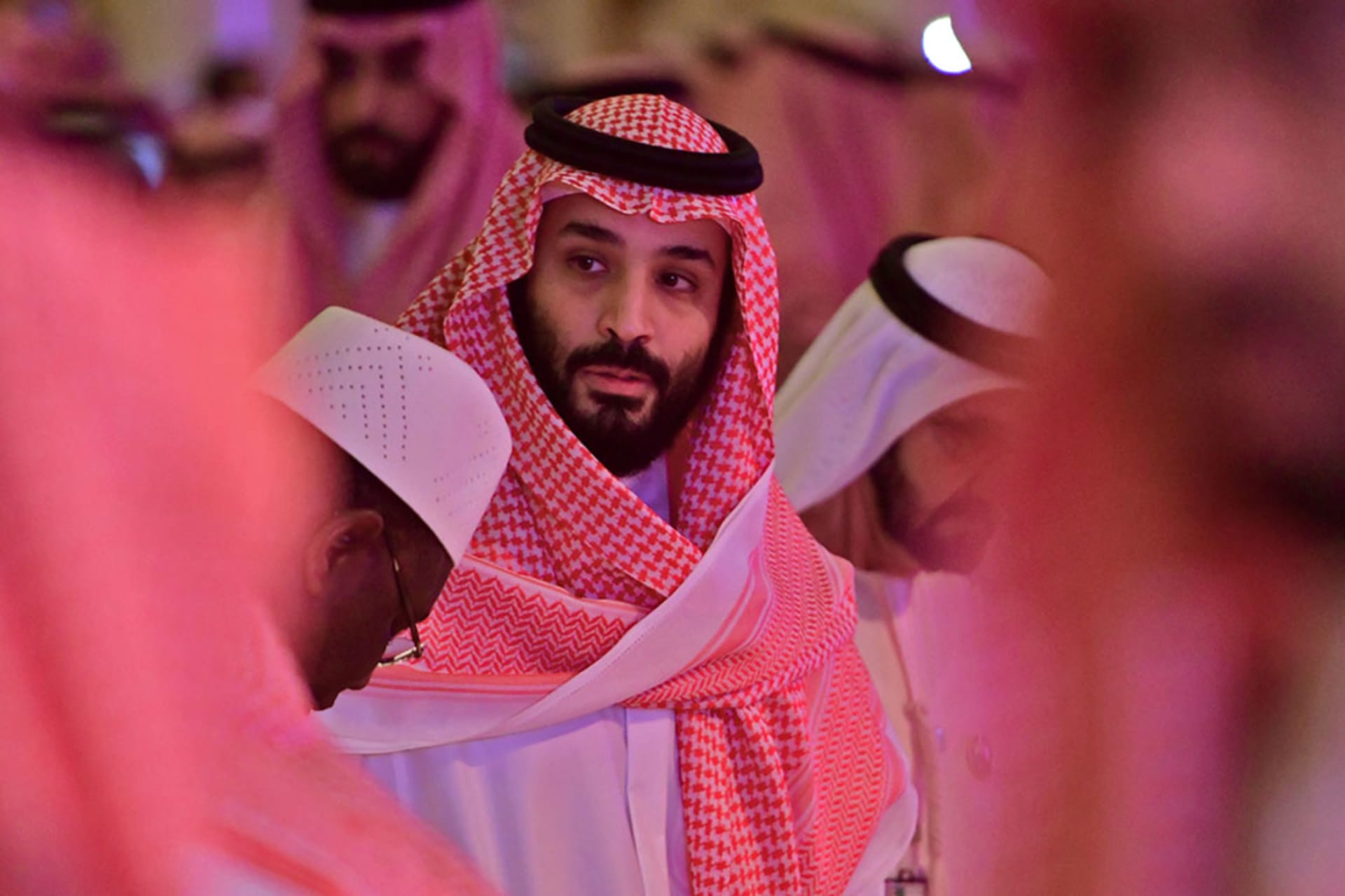 <p>Saudi Crown Prince Mohammed bin Salman at the Future Investment Initiative FII conference in Riyadh on October 24, 2018.</p>
