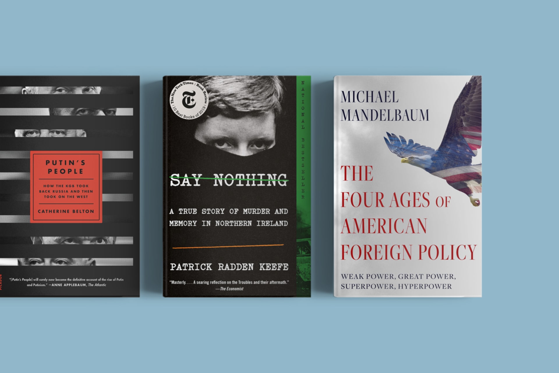 <p>Three of our summer reading recommendations. </p>
