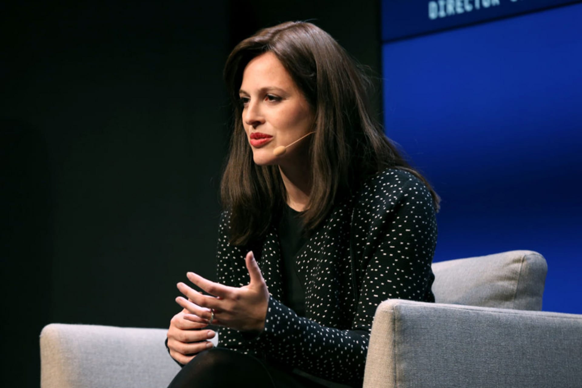<p>Anne Neuberger, deputy national security advisor for cybersecurity, speaks at an event in San Francisco in November 2019. Neuberger recently traveled to Europe to shore up alliances and cyber defenses.</p>
