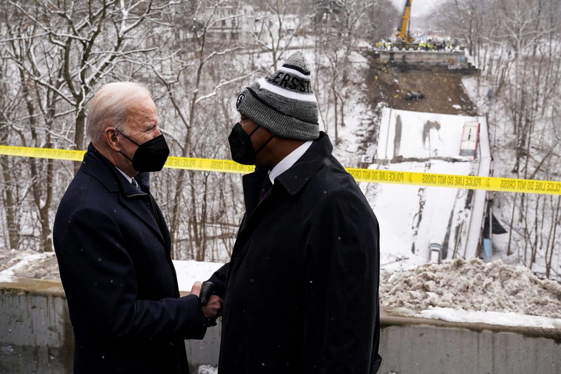 <p>U.S. President Joe Biden touts “Infrastructure Investment and Jobs Act” during visit to Pittsburgh, Pennsylvania</p>
