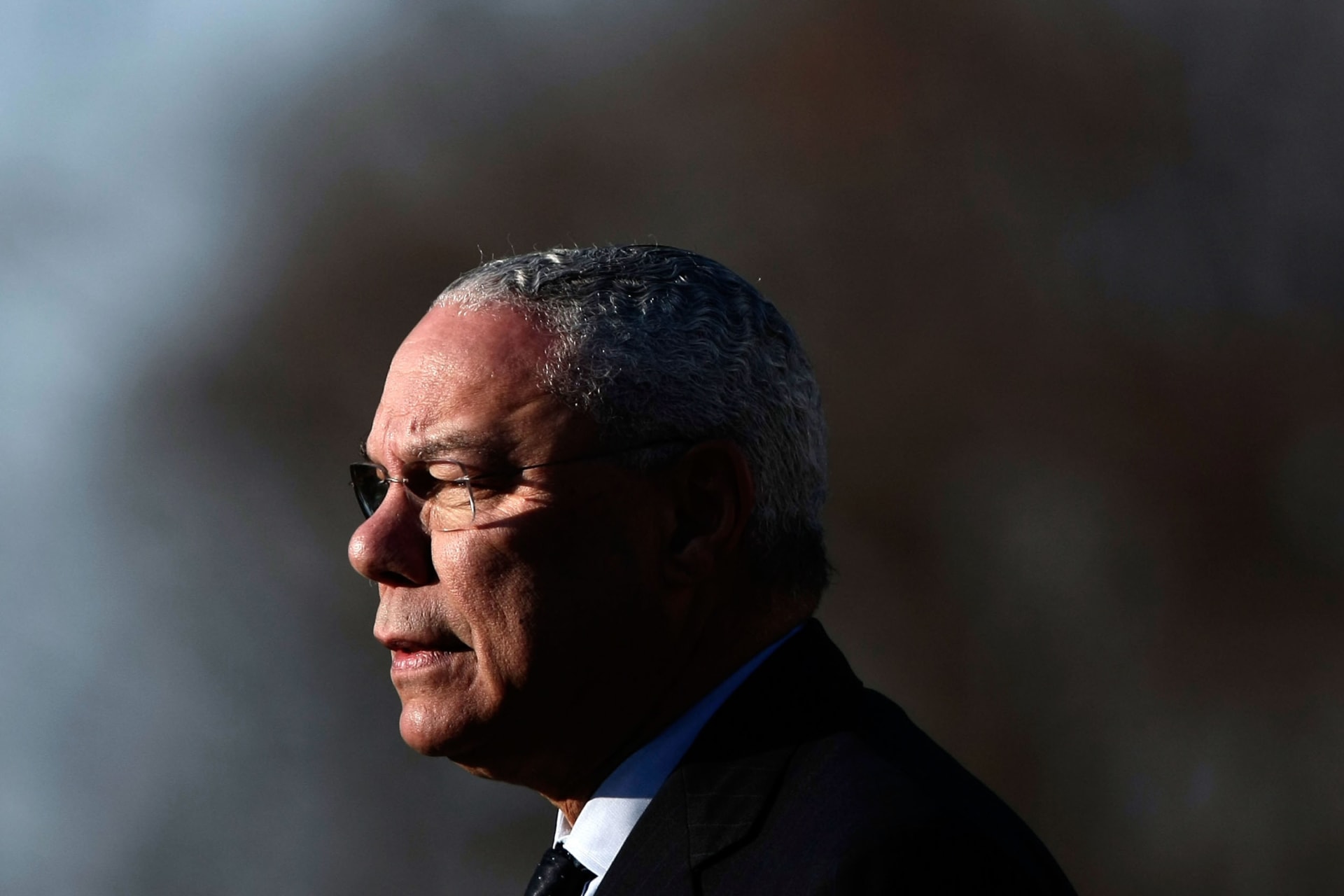 <p>Former U.S. Secretary of State Gen. Colin Powell speaks at the presentation of the Above and Beyond Citizen Awards March 25, 2008 at Arlington National Cemetery in Arlington, Virginia</p>
