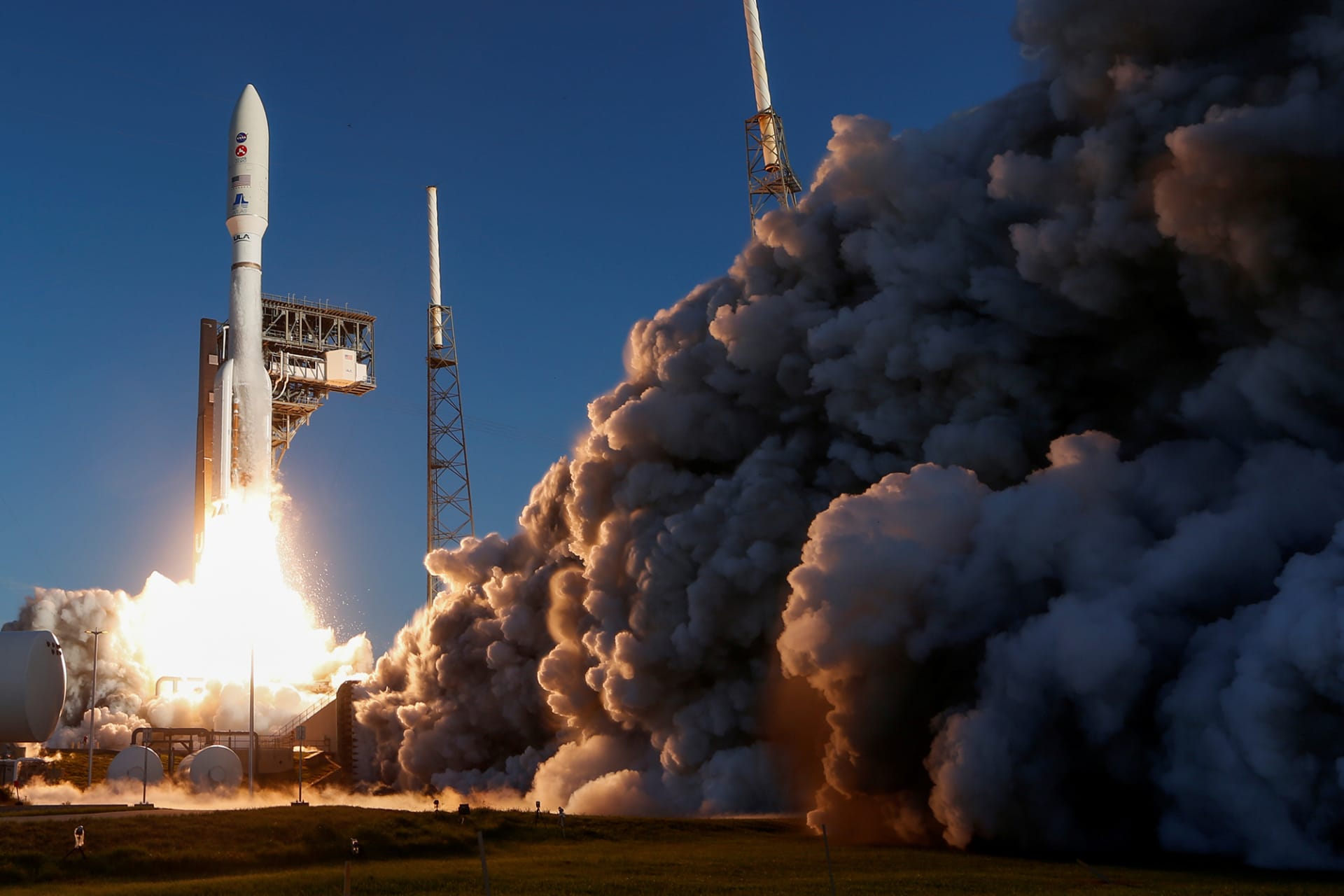 <p>A rocket carrying NASA’s Mars 2020 Perseverance Rover lifts off from Cape Canaveral, Florida.</p>
