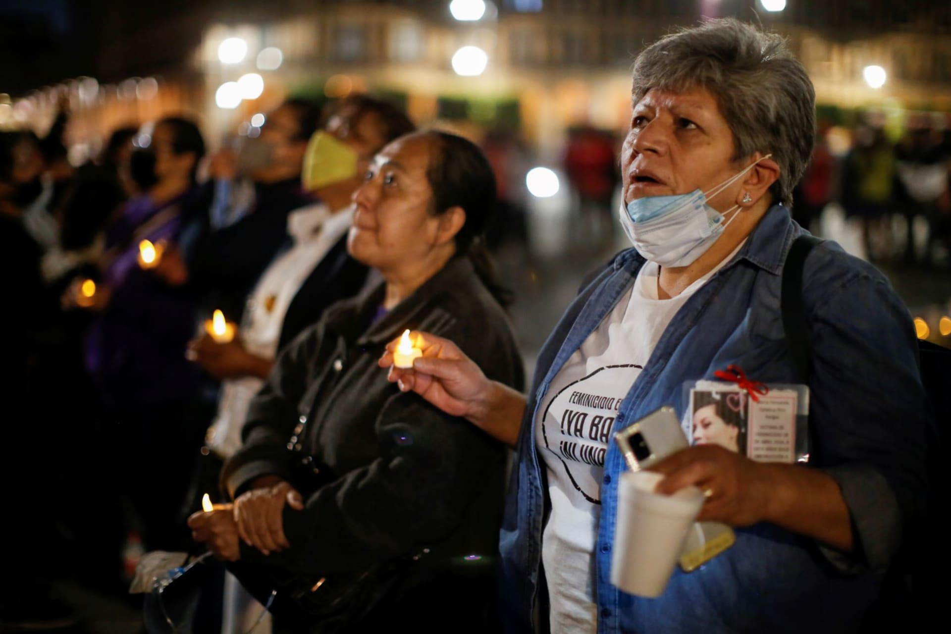<p>Women participate in protest against femicide and the Mexican government’s response in Mexico City. The Generation Equality Forum would meet in Mexico City just one day later. </p>
