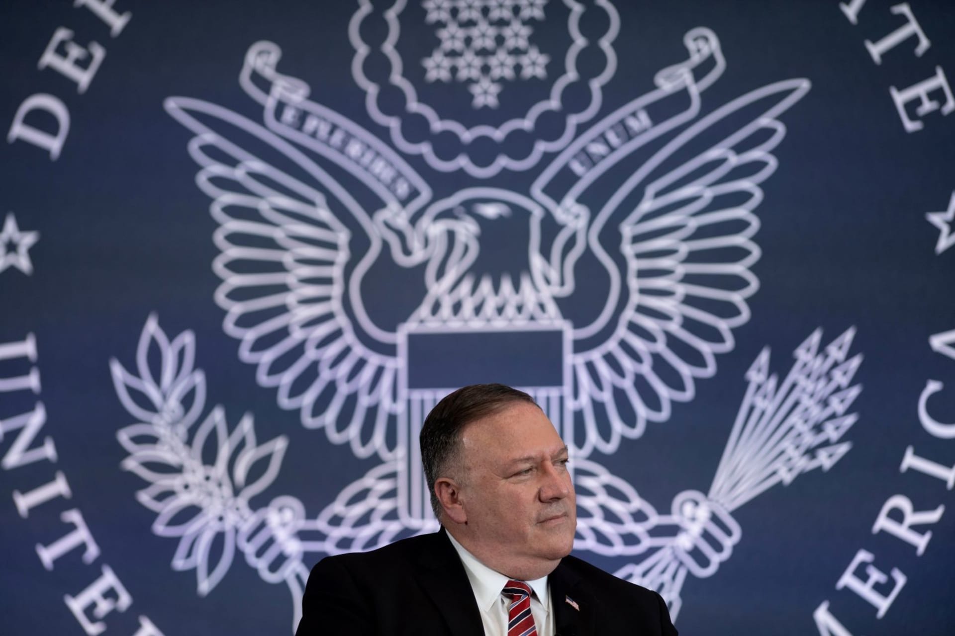<p>U.S. Secretary of State Mike Pompeo speaks at the National Constitution Center about the Commission on Unalienable Rights in Philadelphia, Pennsylvania, on July 16, 2020.</p>

