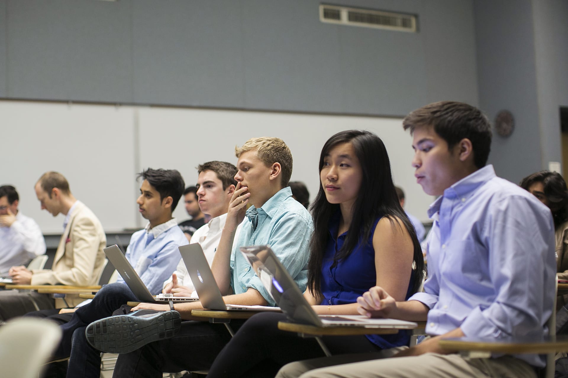 <p>Stanford University students.</p>
