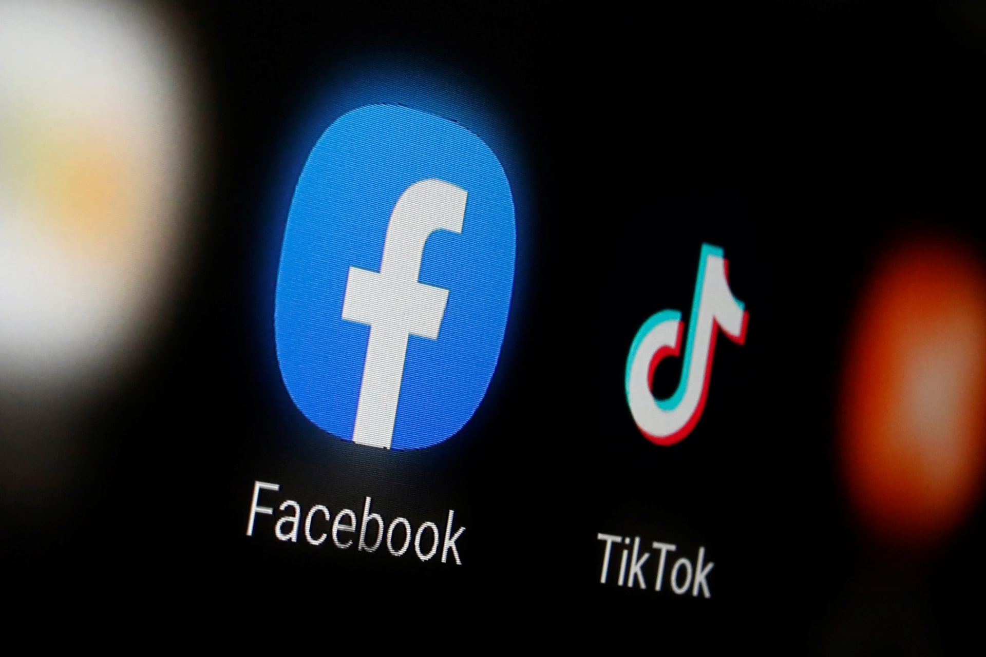 <p>The logos of TikTok and Facebook are displayed.</p>
