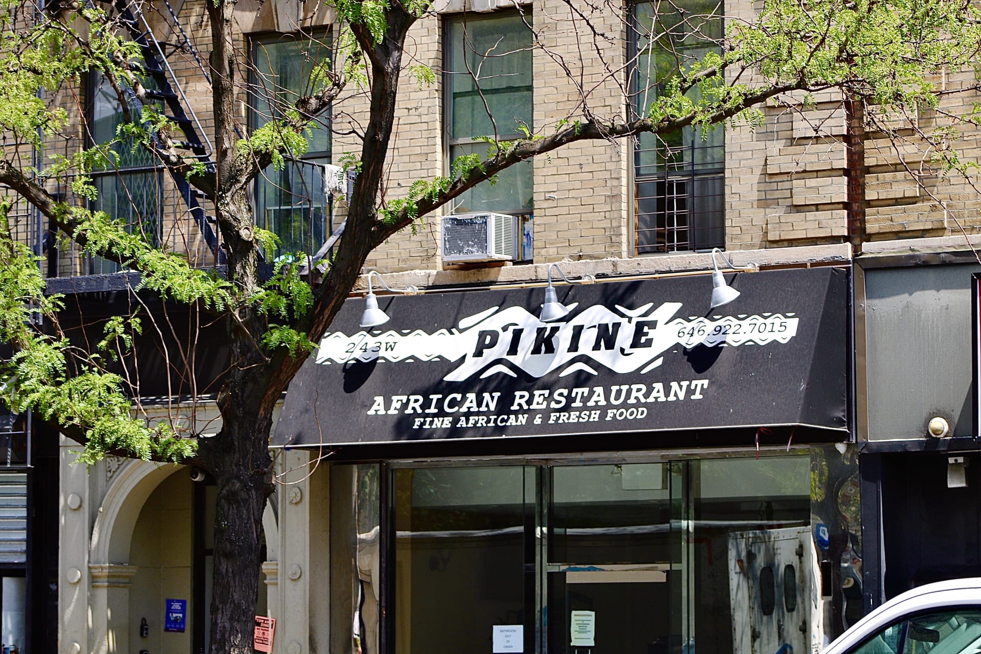 <p>Pikine, a restaurant serving Senegalese cuisine in the heart of Petit Senegal, Harlem, New York City, on June 30, 2020. The restaurant is named after Pikine, a vibrant and hustling city in the Pikine Department, just outside of Dakar, Senegal. </p>
