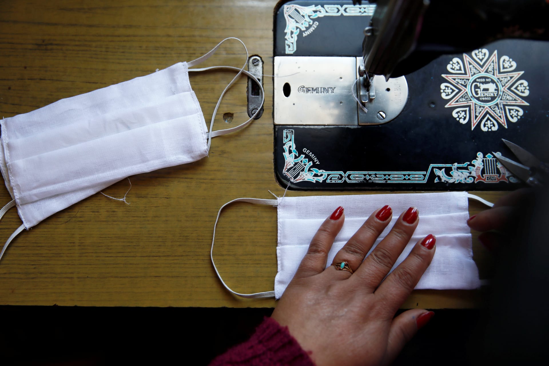 <p>In Nepal, women are training to make protective masks by hand to prepare for a coronavirus outbreak.</p>
