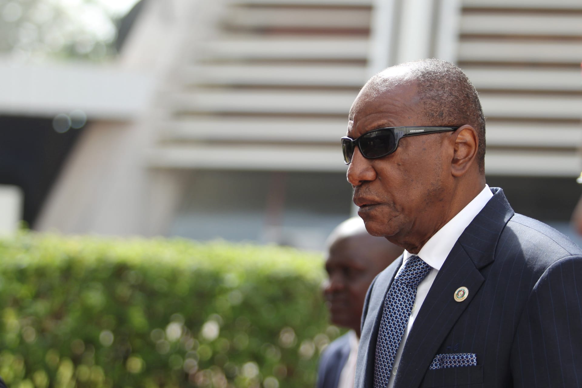<p>Guinea’s President Alpha Conde attends the opening of the 54th Ordinary Session of the ECOWAS Authority of Heads of State and Government, in Abuja, Nigeria, on December 22, 2018.</p>

