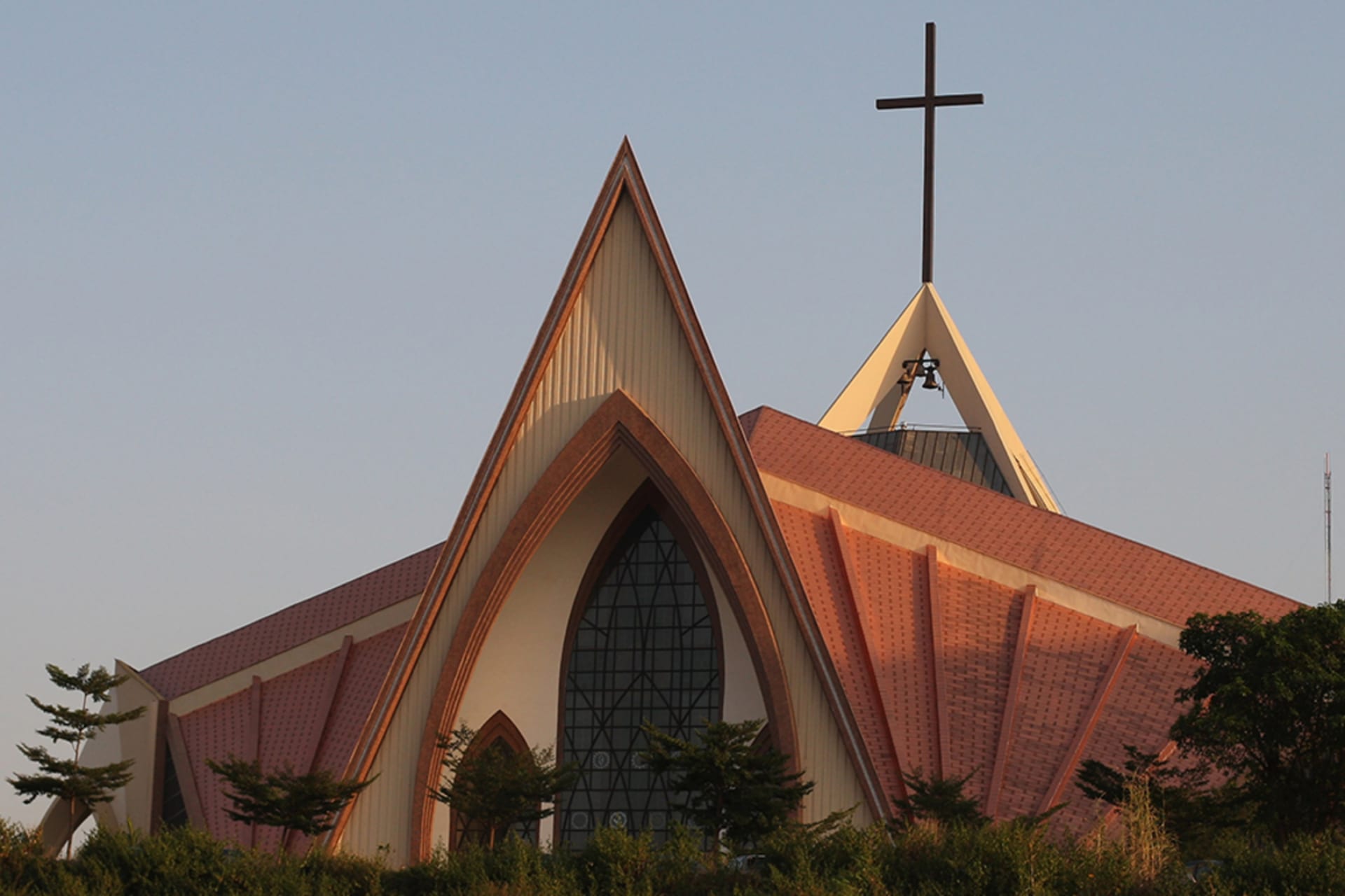 <p>The Ecumenical Center and Church is pictured on November 21, 2008, in Abuja, Nigeria.</p>
