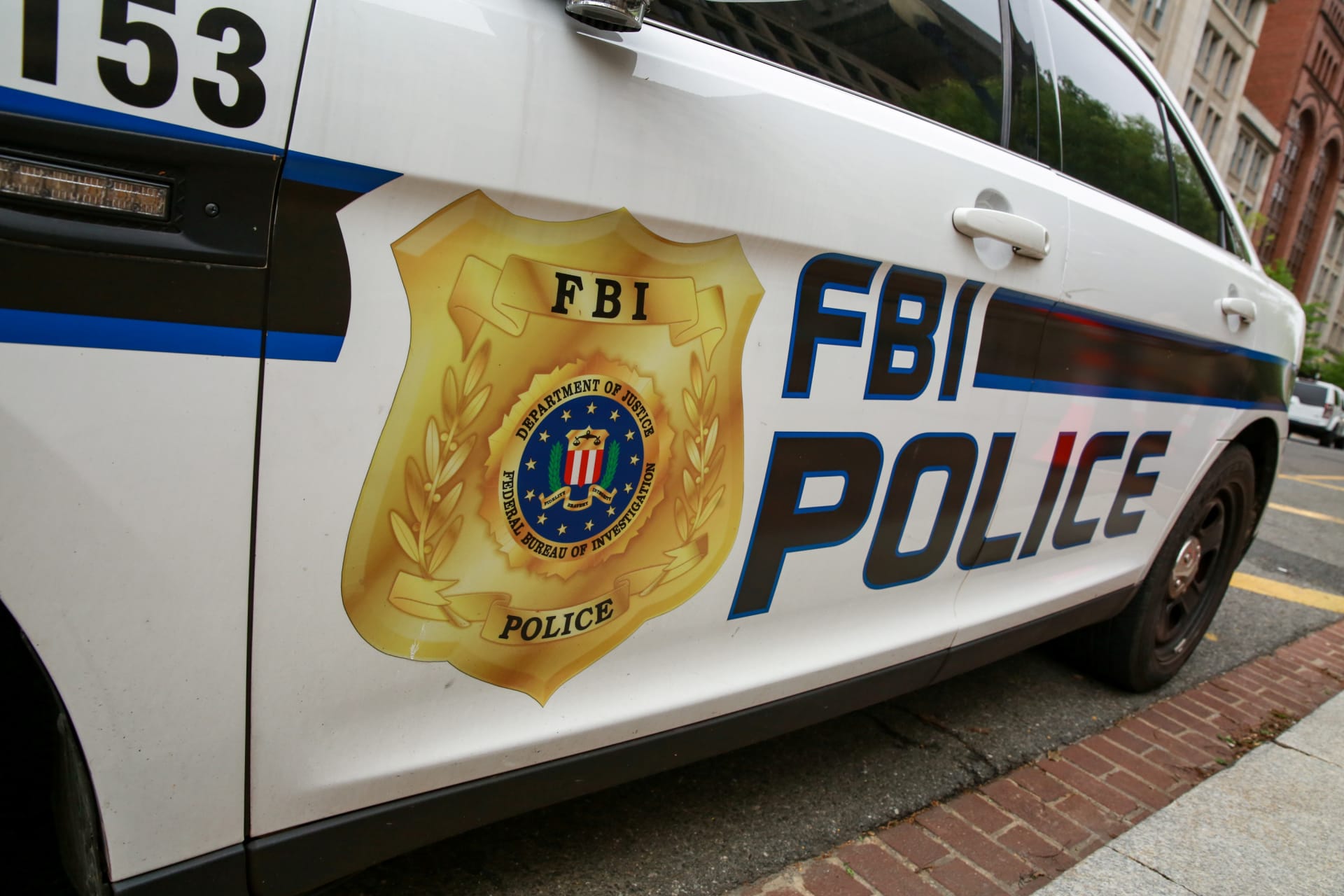 <p>An FBI vehicle is seen outside the Federal Bureau of Investigation building in Washington, DC, U.S., April 18, 2019</p>