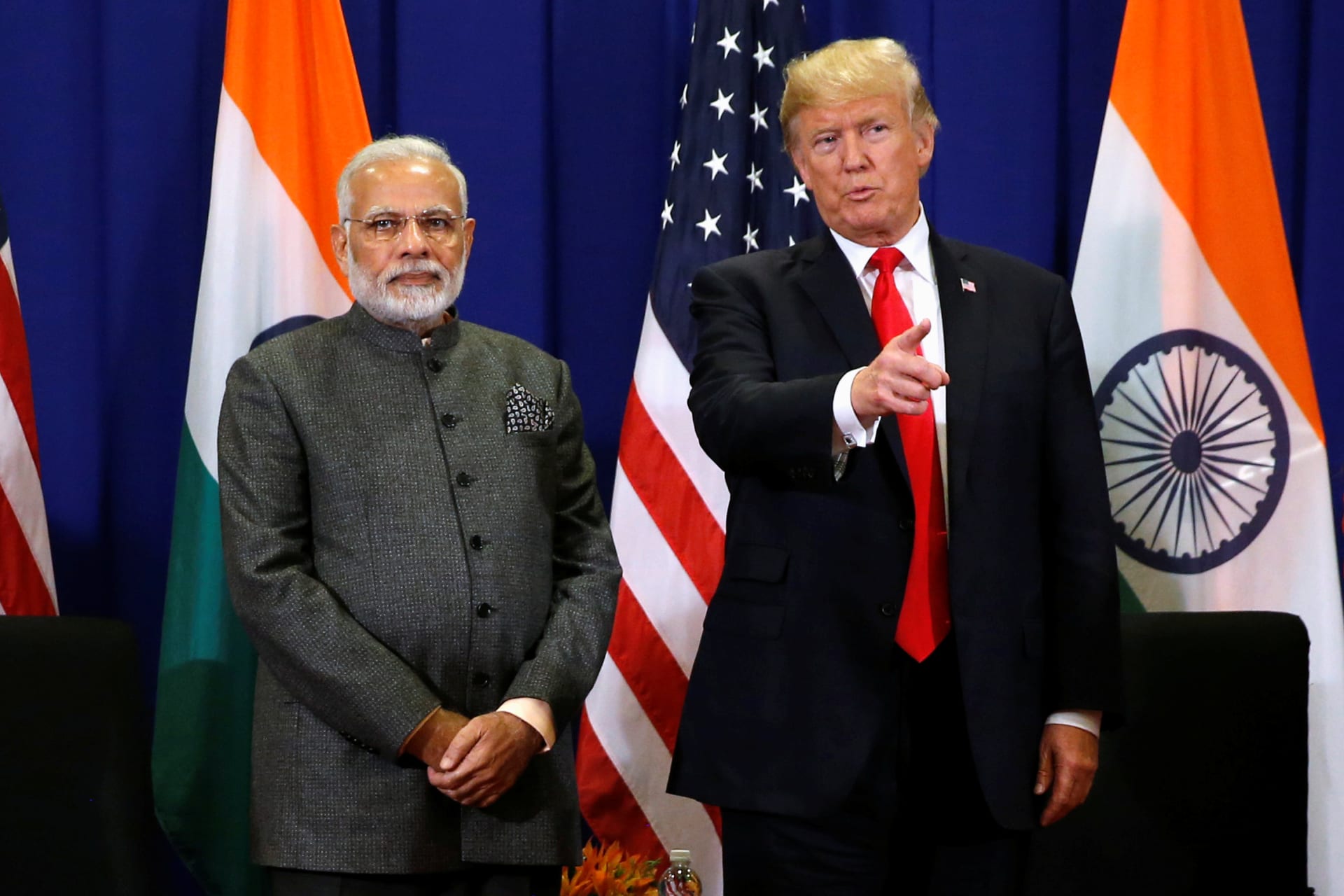 <p>U.S. President Donald J. Trump holds a bilateral meeting with India’s Prime Minister Narendra Modi alongside the ASEAN Summit in Manila, Philippines, November 13, 2017.</p>