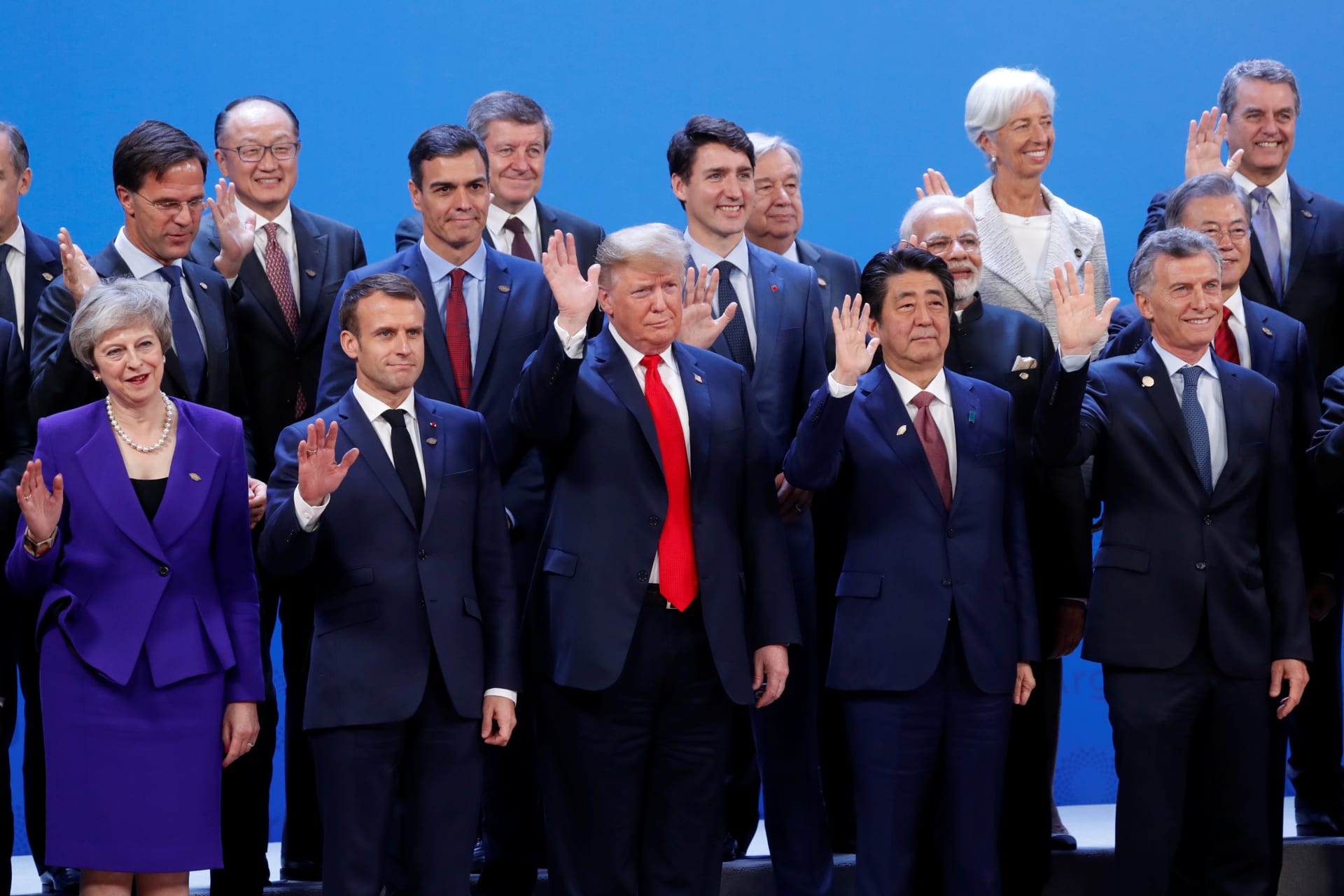 <p>Leaders pose for a family photo during the G20 summit in Buenos Aires, Argentina on November 30, 2018. </p>
