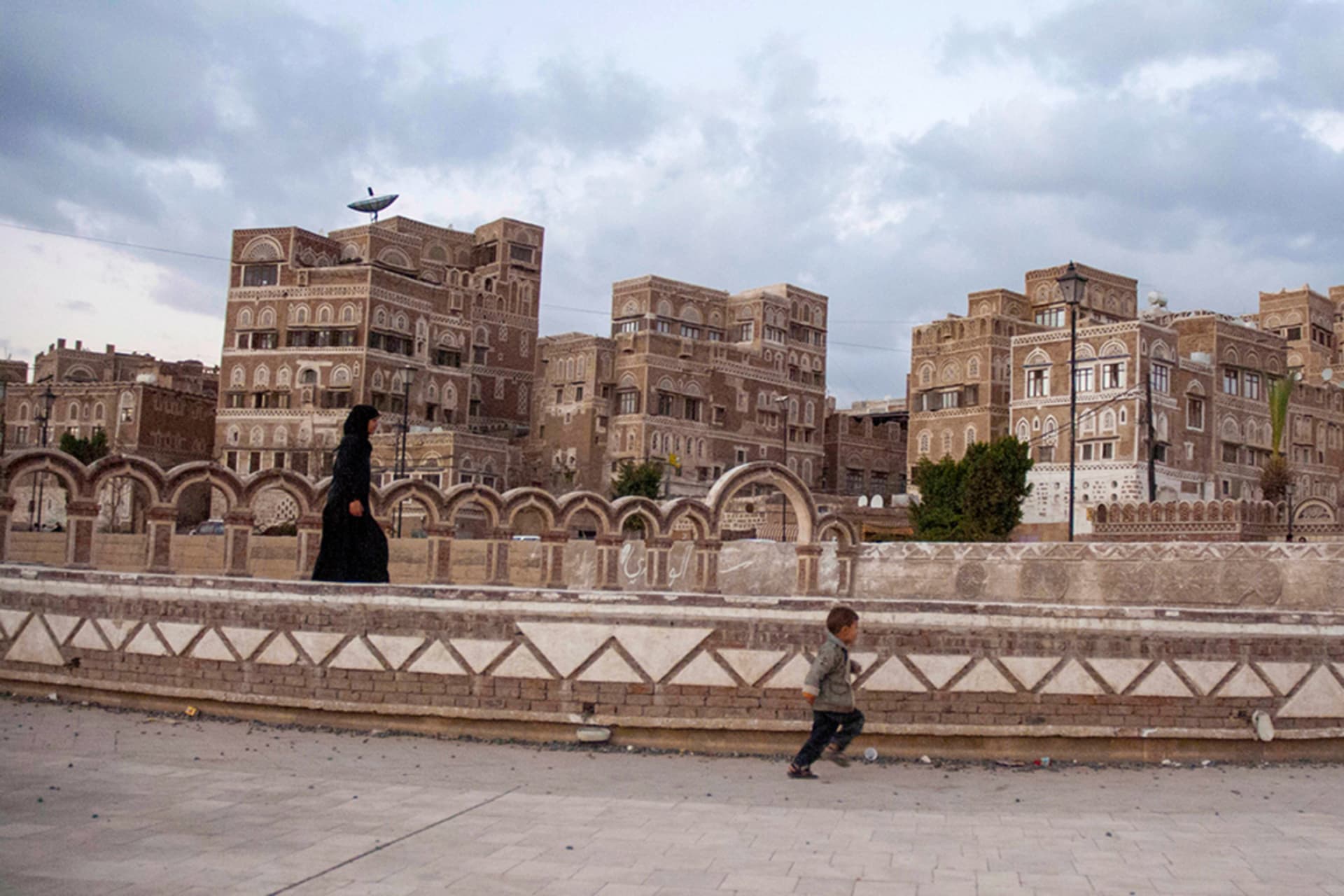 <p>A boy plays in the Old City in Sanaa.</p>
