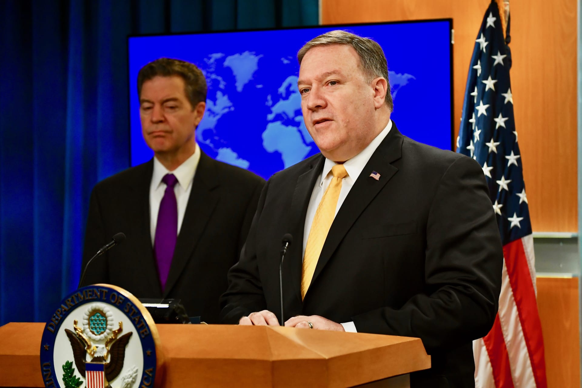 <p>Secretary of State Mike Pompeo delivers remarks on the release of the 2017 international religious freedom report.</p>
