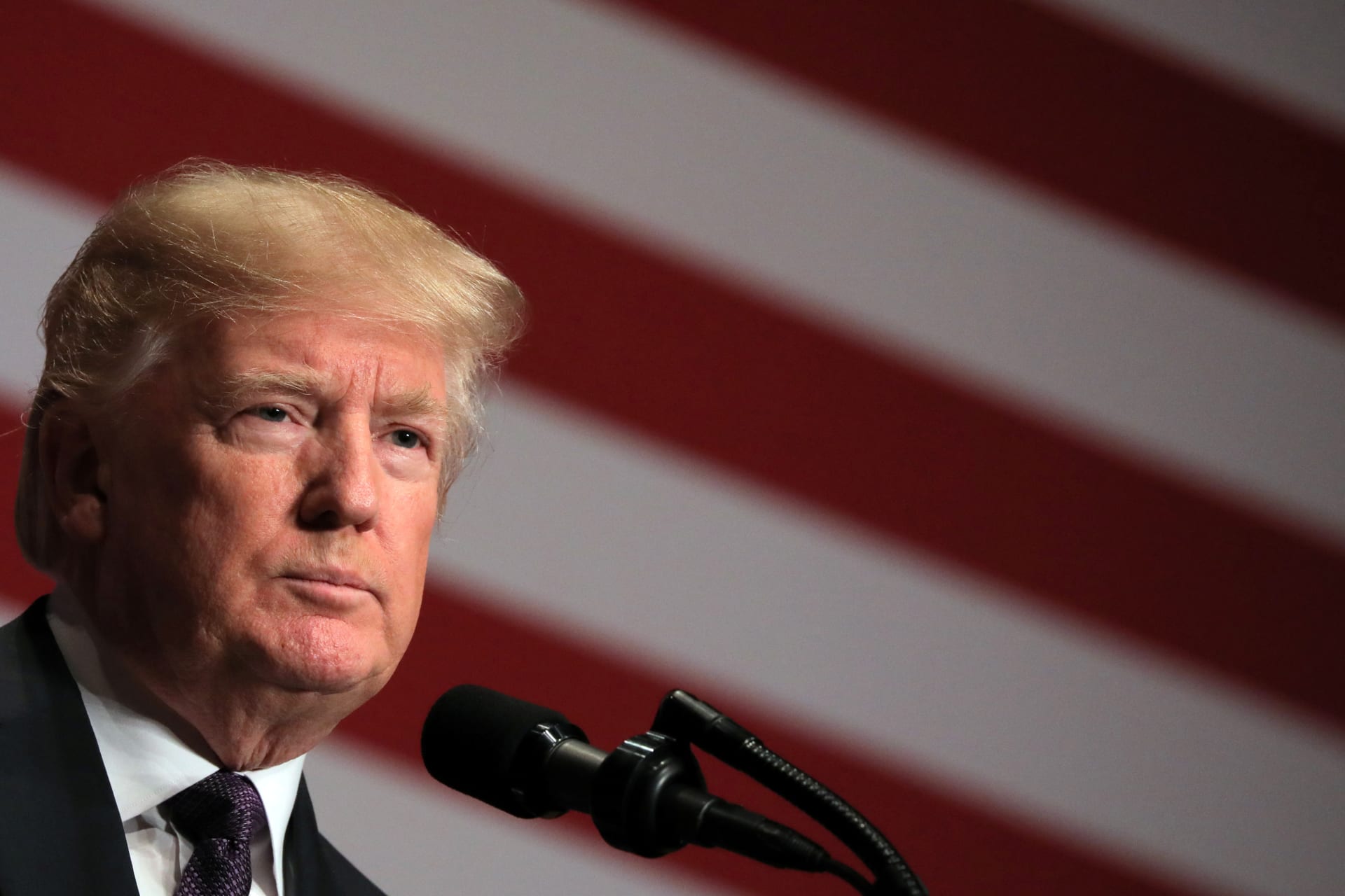 <p>U.S. President Donald Trump delivers remarks regarding the Administration’s National Security Strategy.</p>
