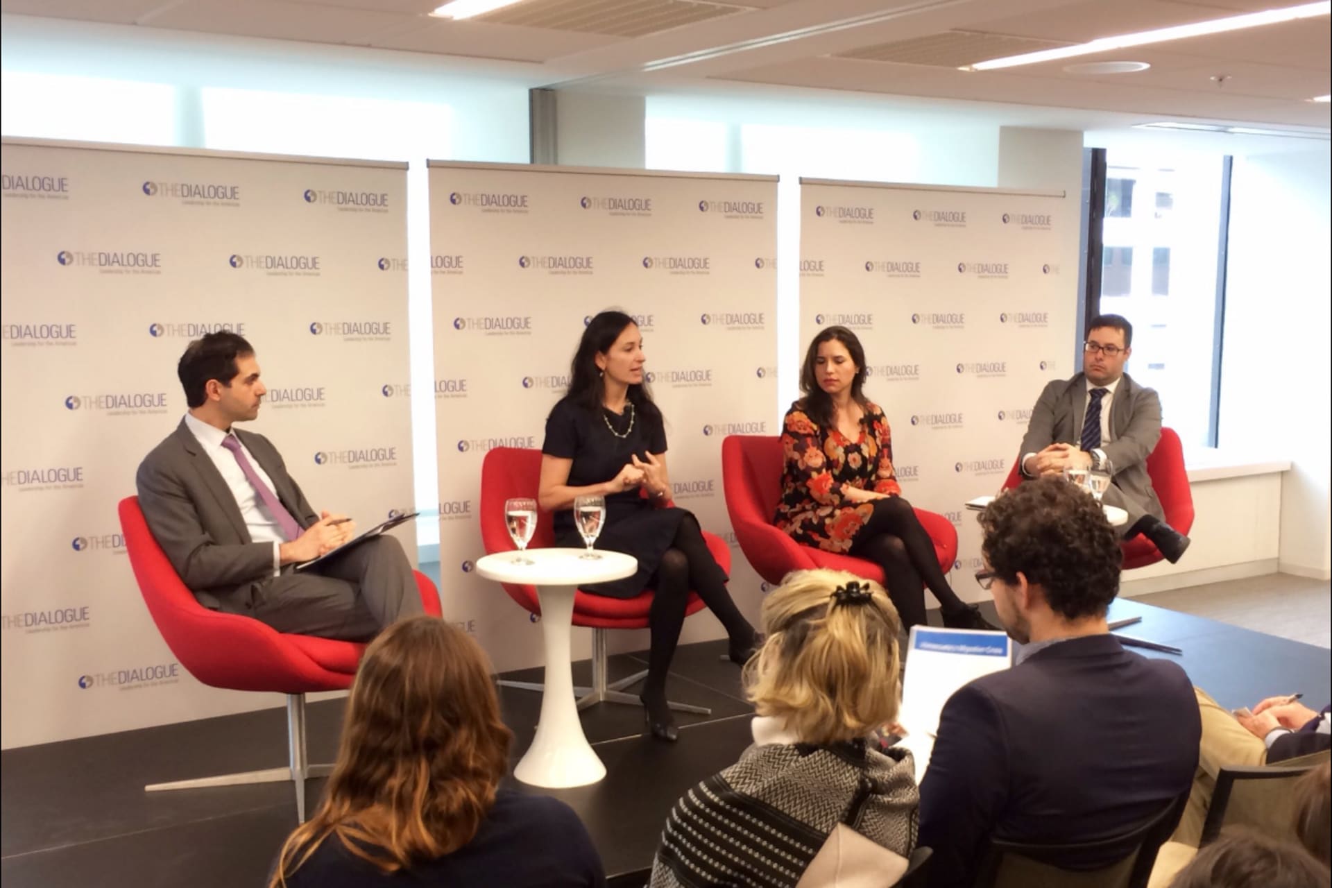 O'Neil speaks at the Inter-American Dialogue