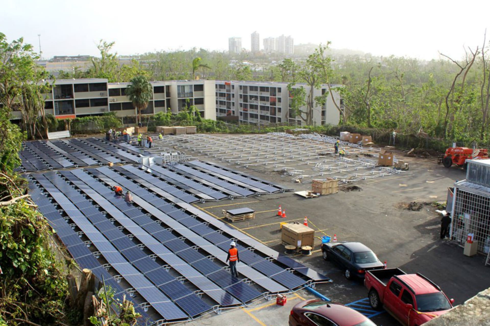 <p>Tesla installed solar panels and battery storage to power San Juan’s Hospital del Niño (Children’s Hospital) in what it calls “the first of many solar+battery Tesla projects going live in Puerto Rico.”</p>
