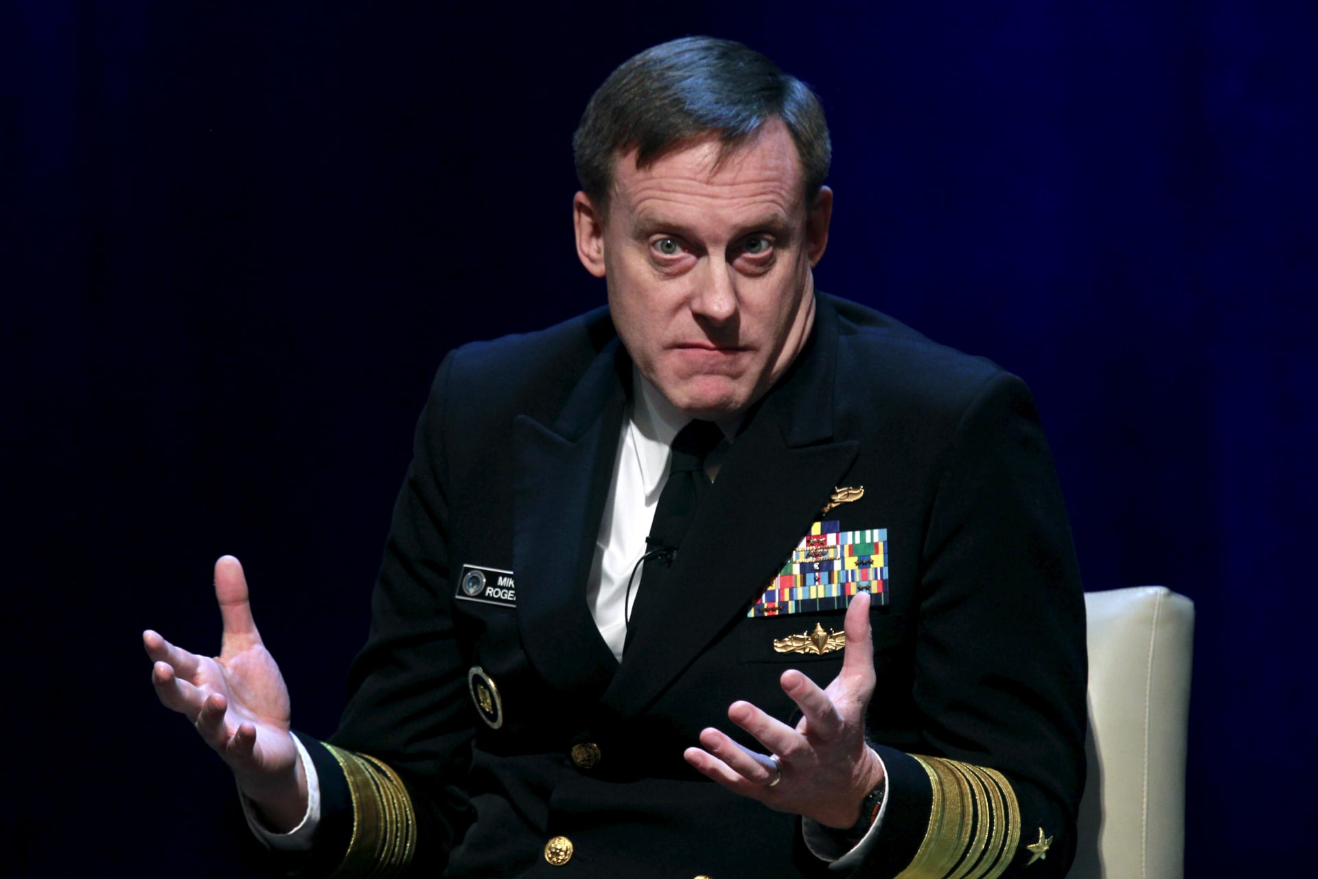 <p>Admiral Michael Rogers, director of U.S. National Security Agency.</p>
