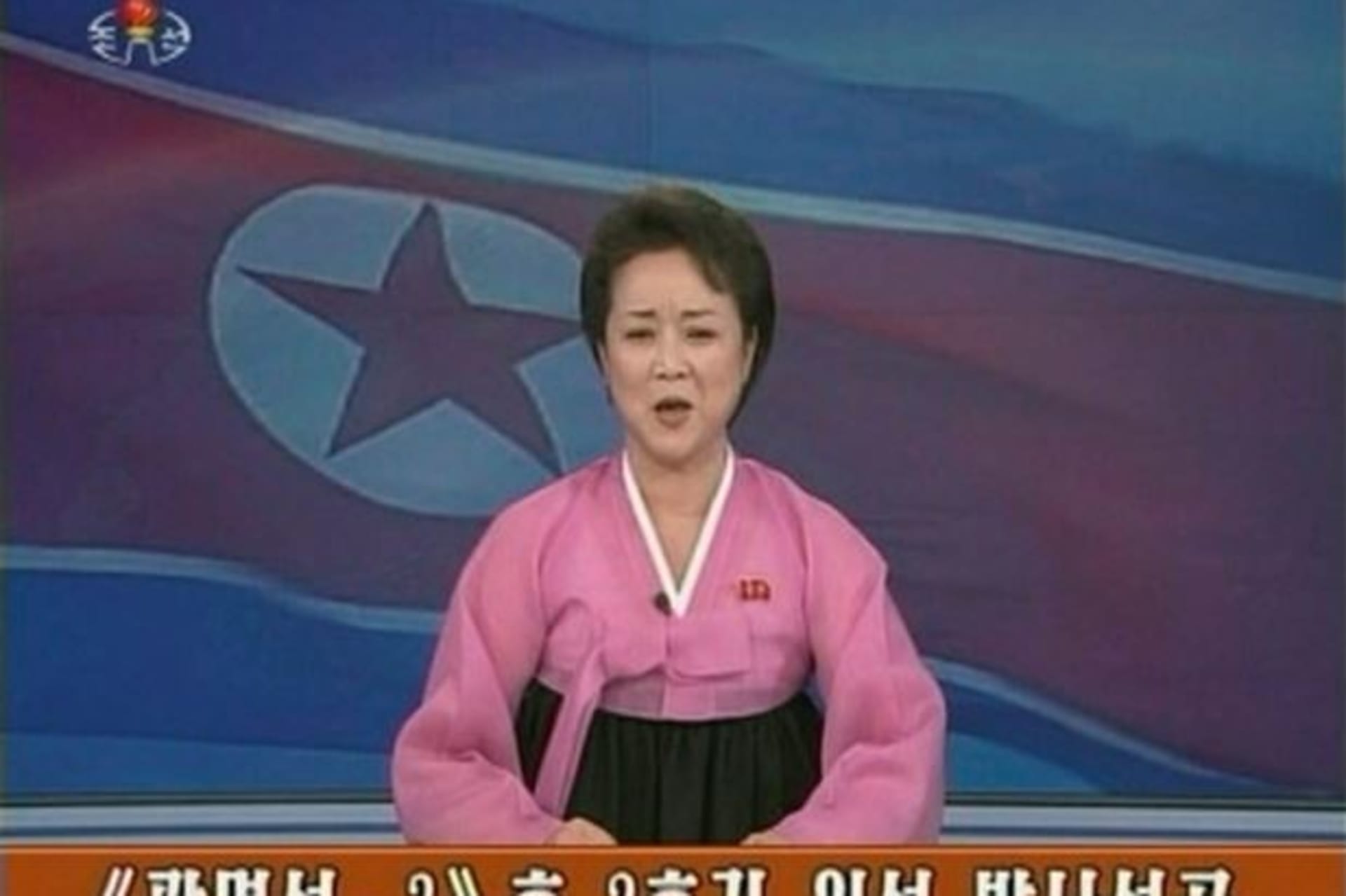 <p>A North Korean KRT TV presenter announces the successful launch of a long-range rocket by North Korea in this December 12, 2012, still image taken from TV.</p>
