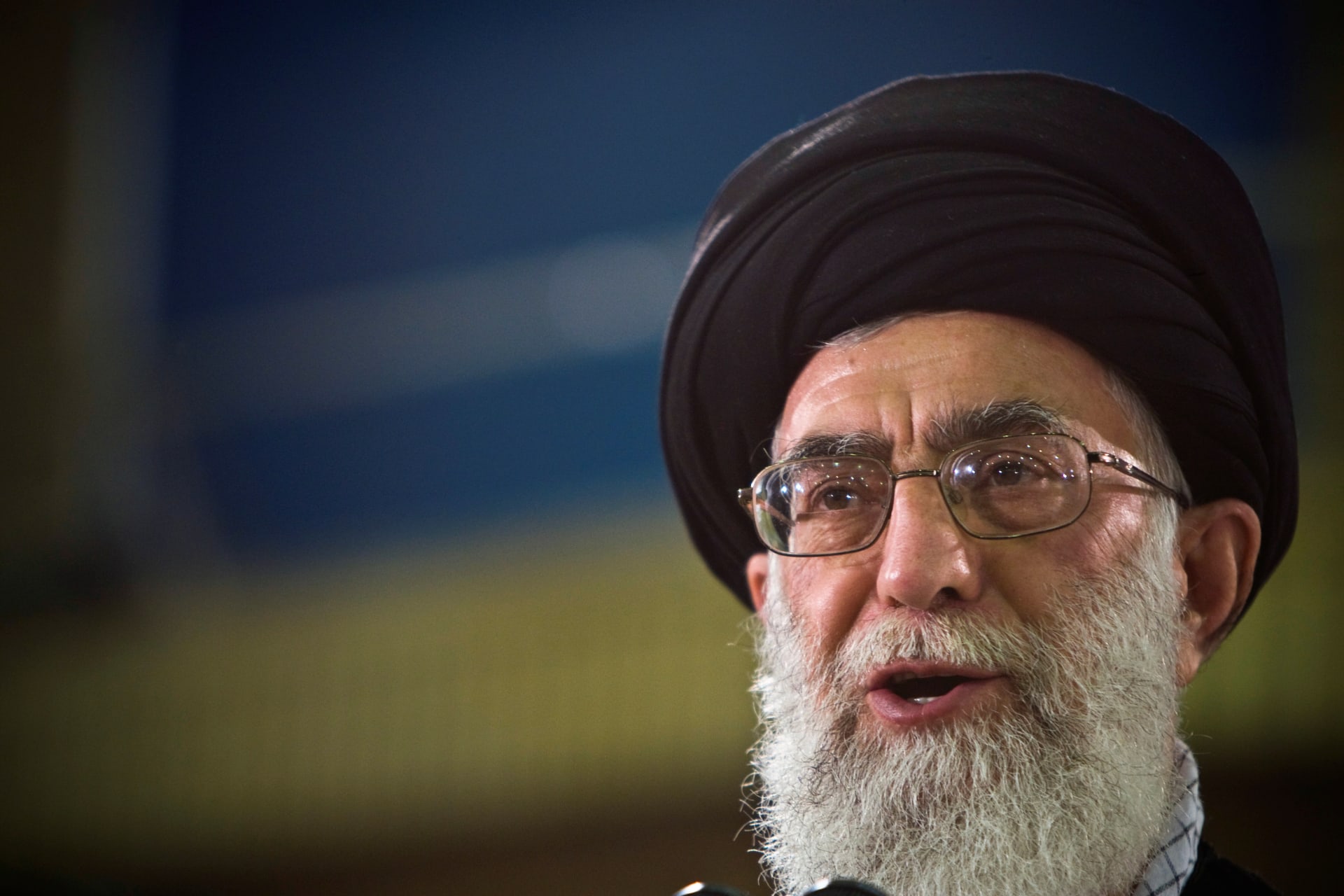<p>Iran’s Supreme Leader Ayatollah Ali Khamenei speaks live on television after casting his ballot in the Iranian presidential election in Tehran June 12, 2009 (REUTERS/Caren Firouz/File Photo)</p>
