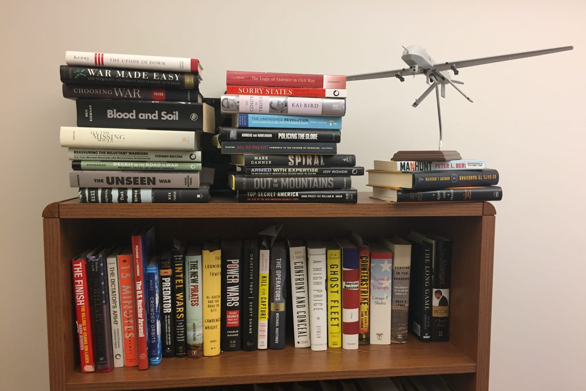Drone shelf