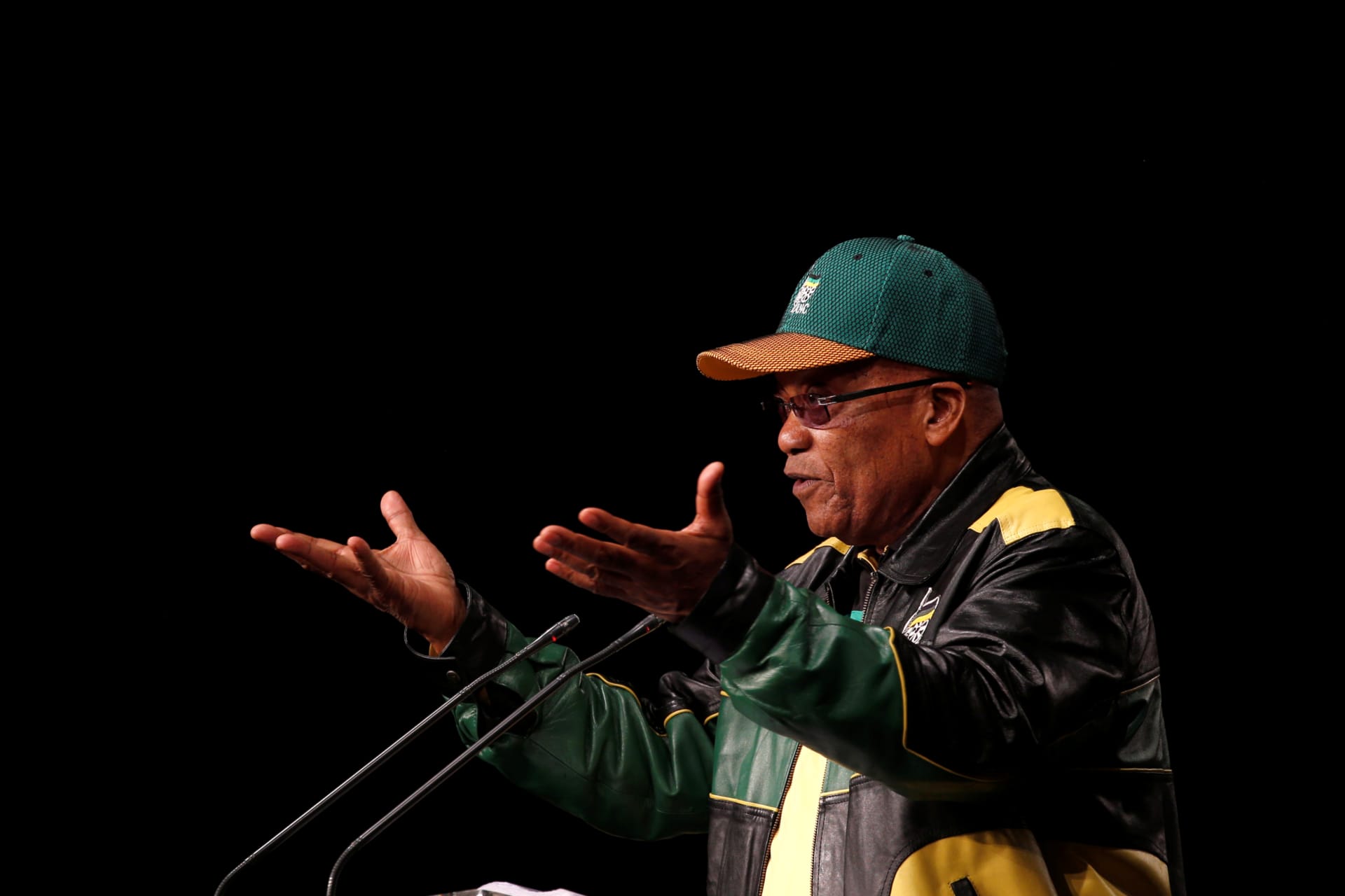 <p>South Africa’s President Jacob Zuma gives his opening address at the African National Congress 5th National Policy Conference in Soweto, South Africa June 30, 2017. The conference will hint at the future fate of the party.</p>

