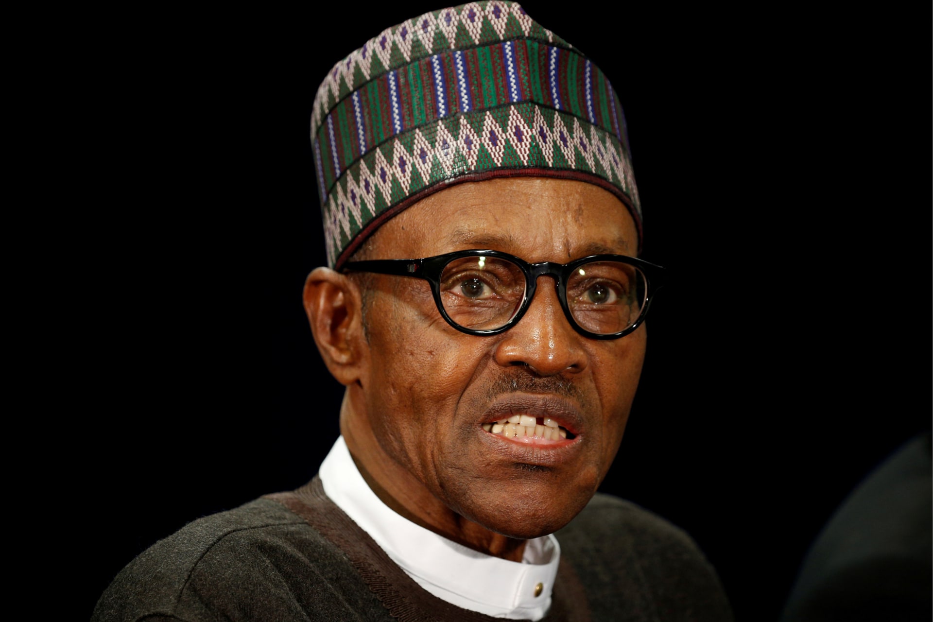 <p>Nigerian President Muhammadu Buhari speaks at the United Nations General Assembly, U.S., September 20, 2016. Buhari has been on medical leave in the UK since May 7 and has not been seen in public since.</p>
