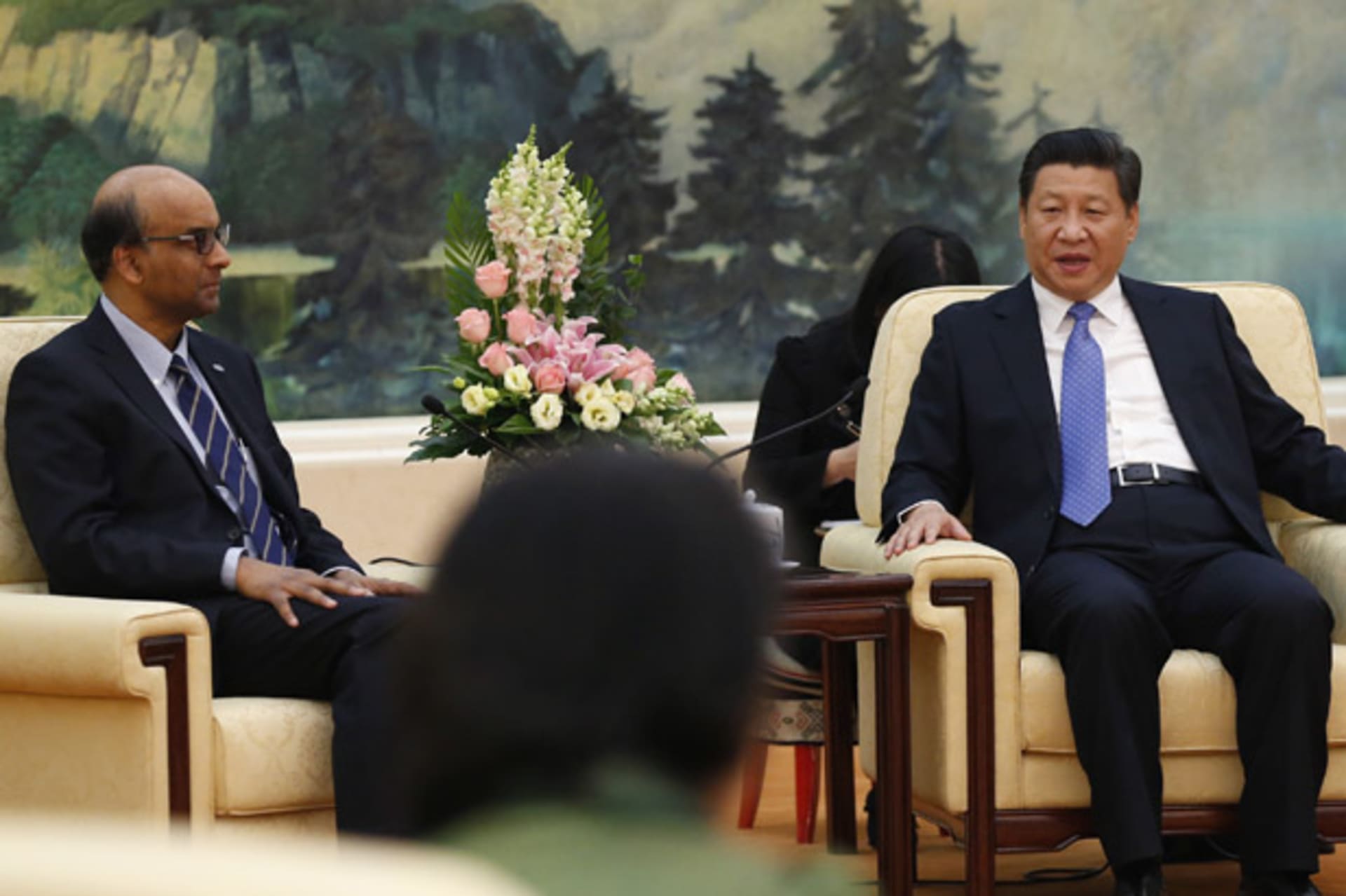 <p>Xi Jinping Asian Infrastructure Investment Bank launch ceremony</p>

