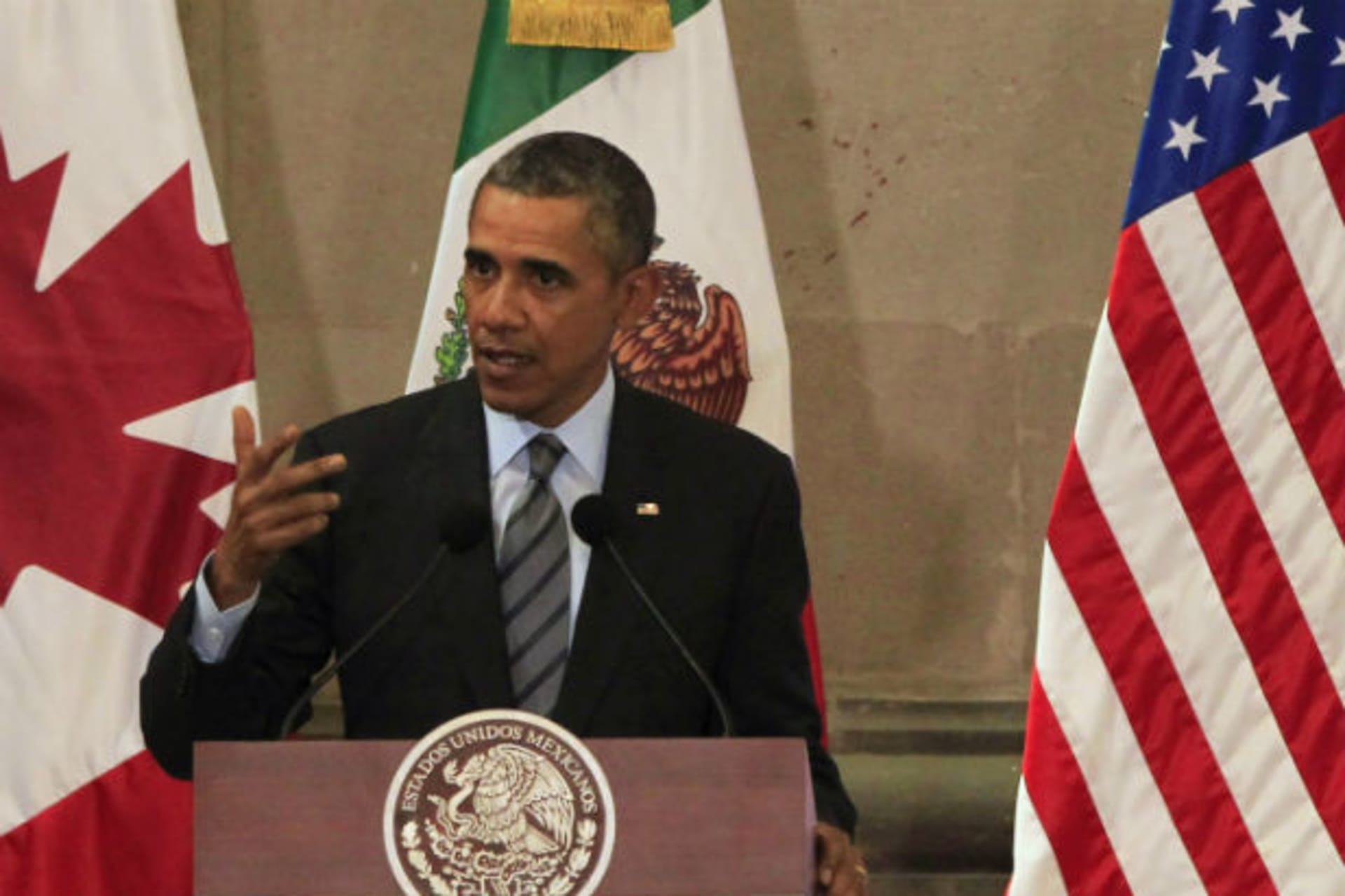 <p>Barack Obama speech North American Leaders’ Summit Toluca Mexico</p>
