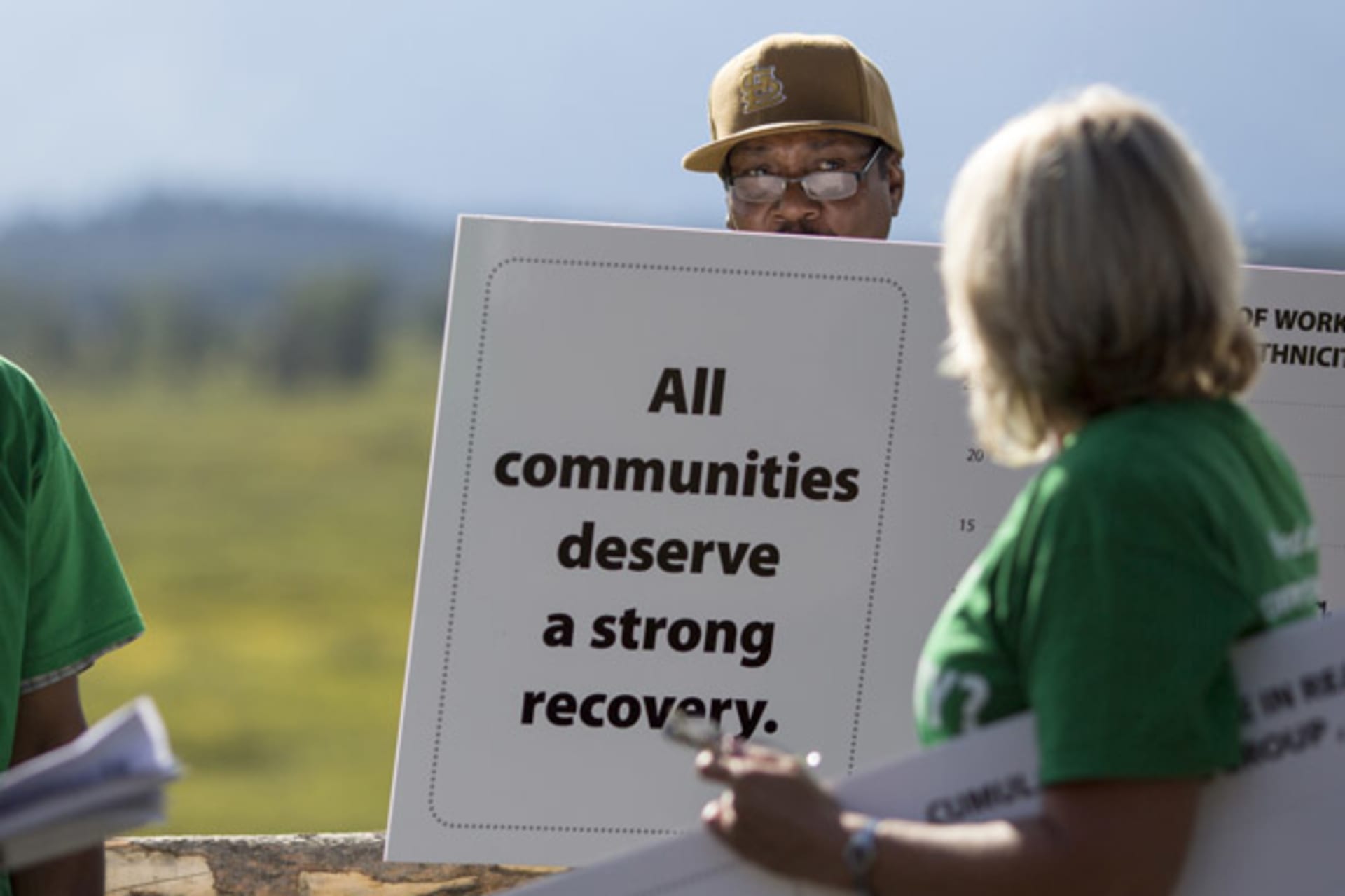 <p>Reginald Rounds Ferguson Missouri protests Jackson Hole Economic Policy Symposium Wyoming</p>
