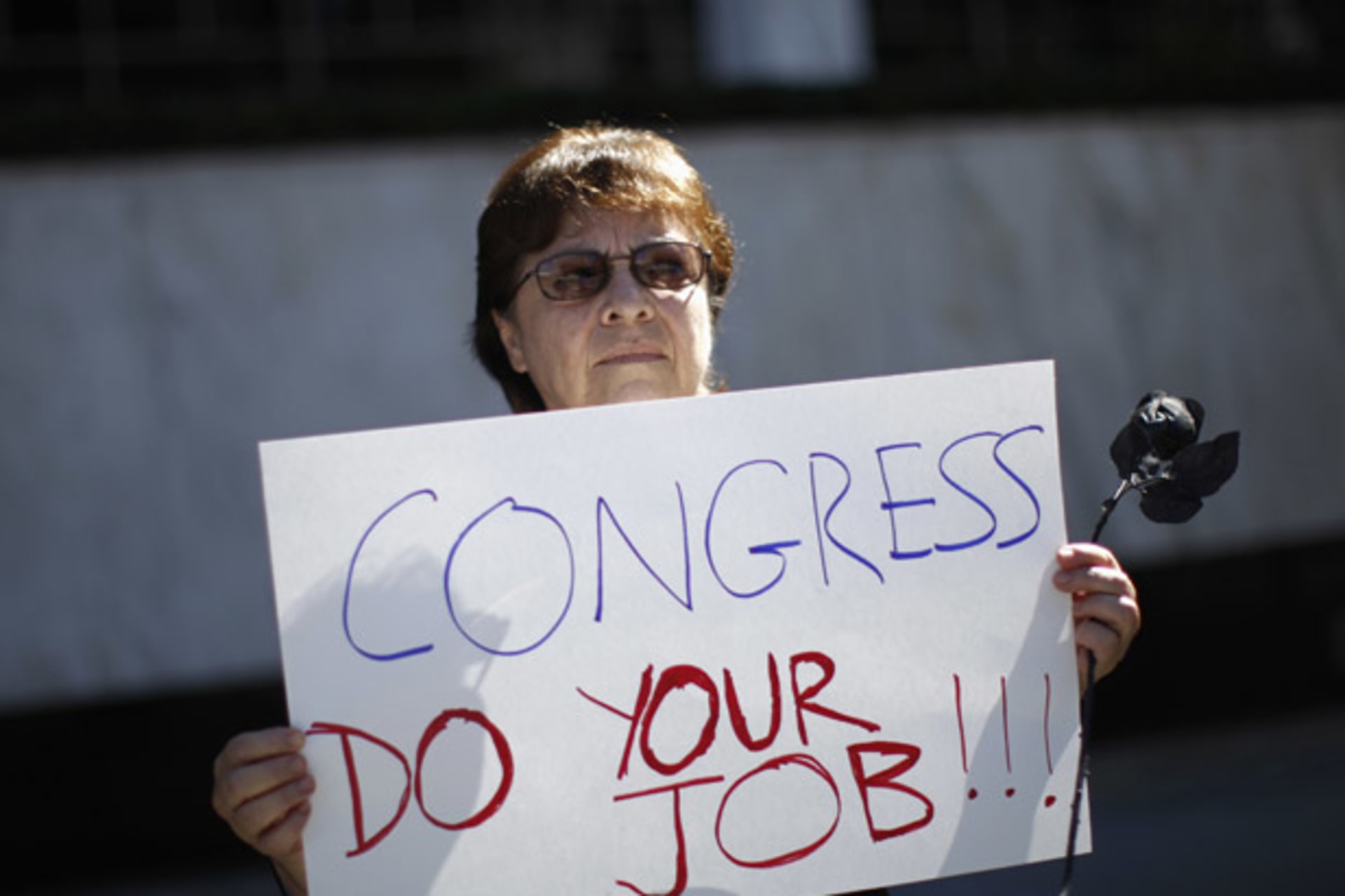 <p>Protest Government Shutdown Congress Los Angeles California</p>
