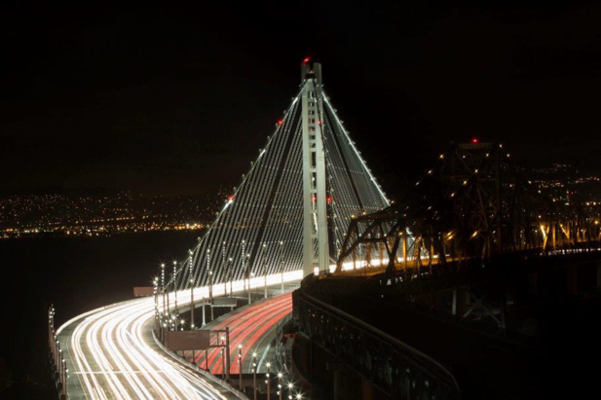 Vehicles drive on the new eastern span of the San Francisco-Oakland Bay bridge in San Francisco, California September 2, 2013 (Stephen Lam/Courtesy Reuters).