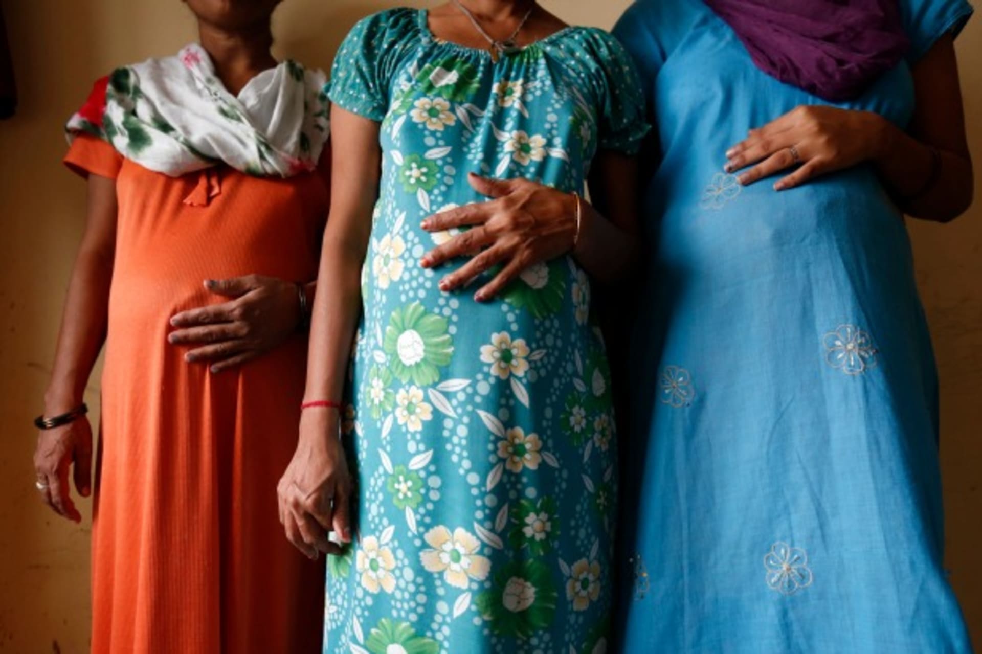 <p>Pregnant women in Anand, India, August 2013 (Courtesy Reuters, Mansi Thapliyal).</p>
