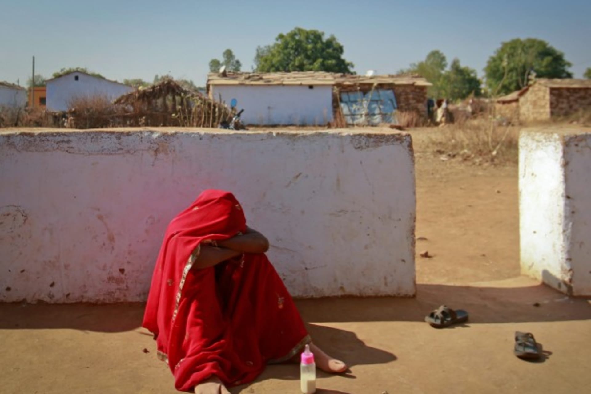<p>Krishna, above, was married when she was 11 and had her first child at age 14. Baran, India, January 2013 (Courtesy Reuters/Danish Siddiqui).</p>
