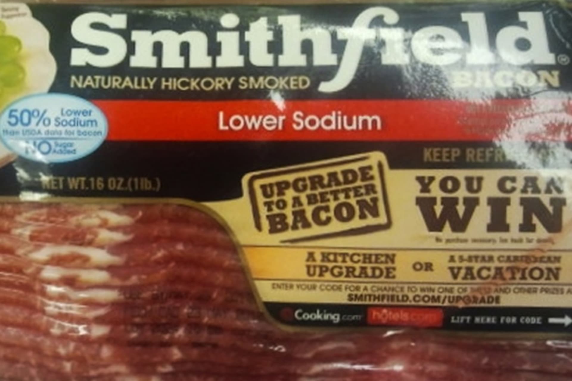 <p>A package of Smithfield Bacon (daves cupboard/Flickr).</p>
