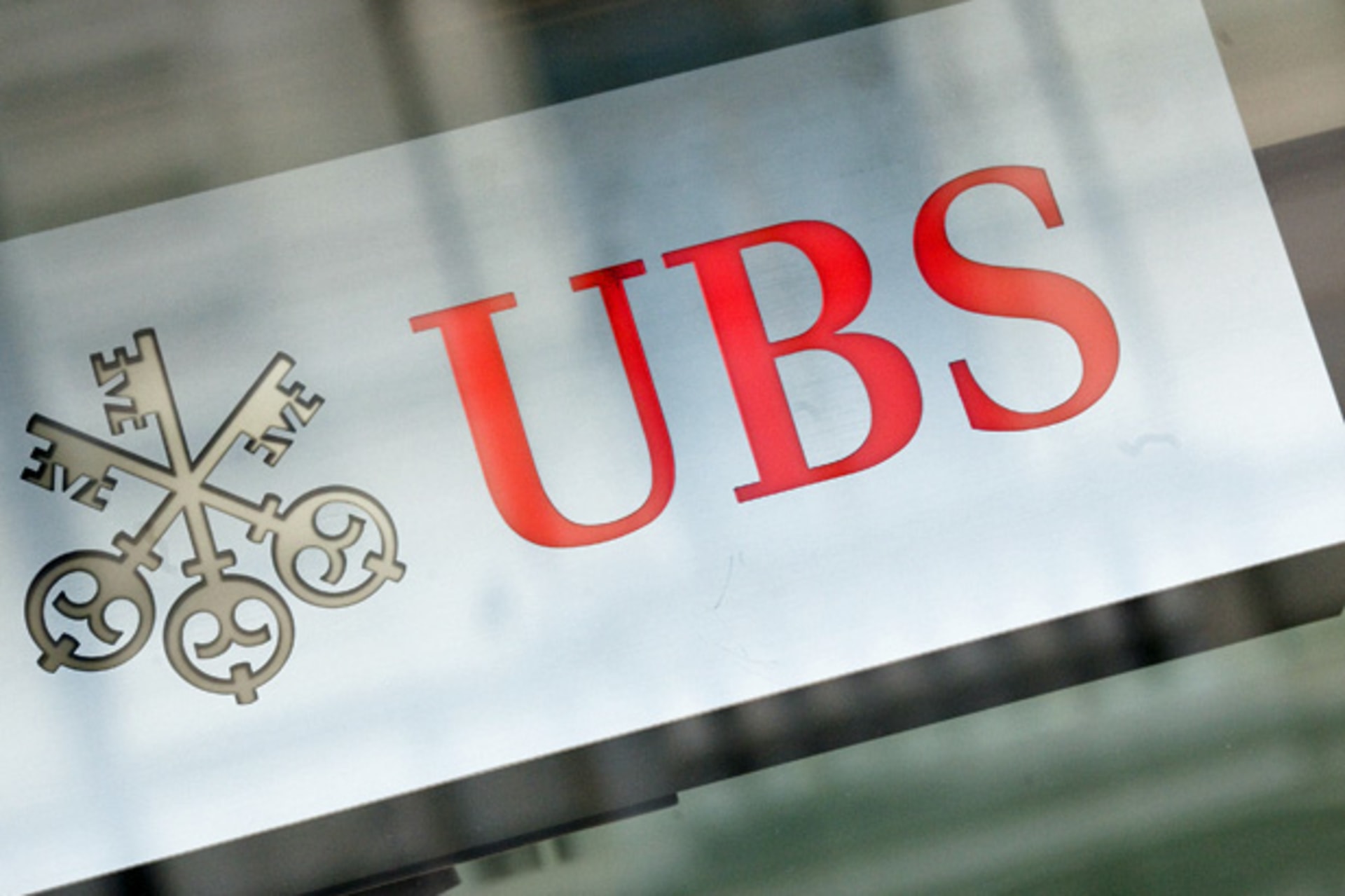 <p>Logo of Swiss bank UBS is seen on a building in Zurich (Michael Buholzer/Courtesy Reuters).</p>
