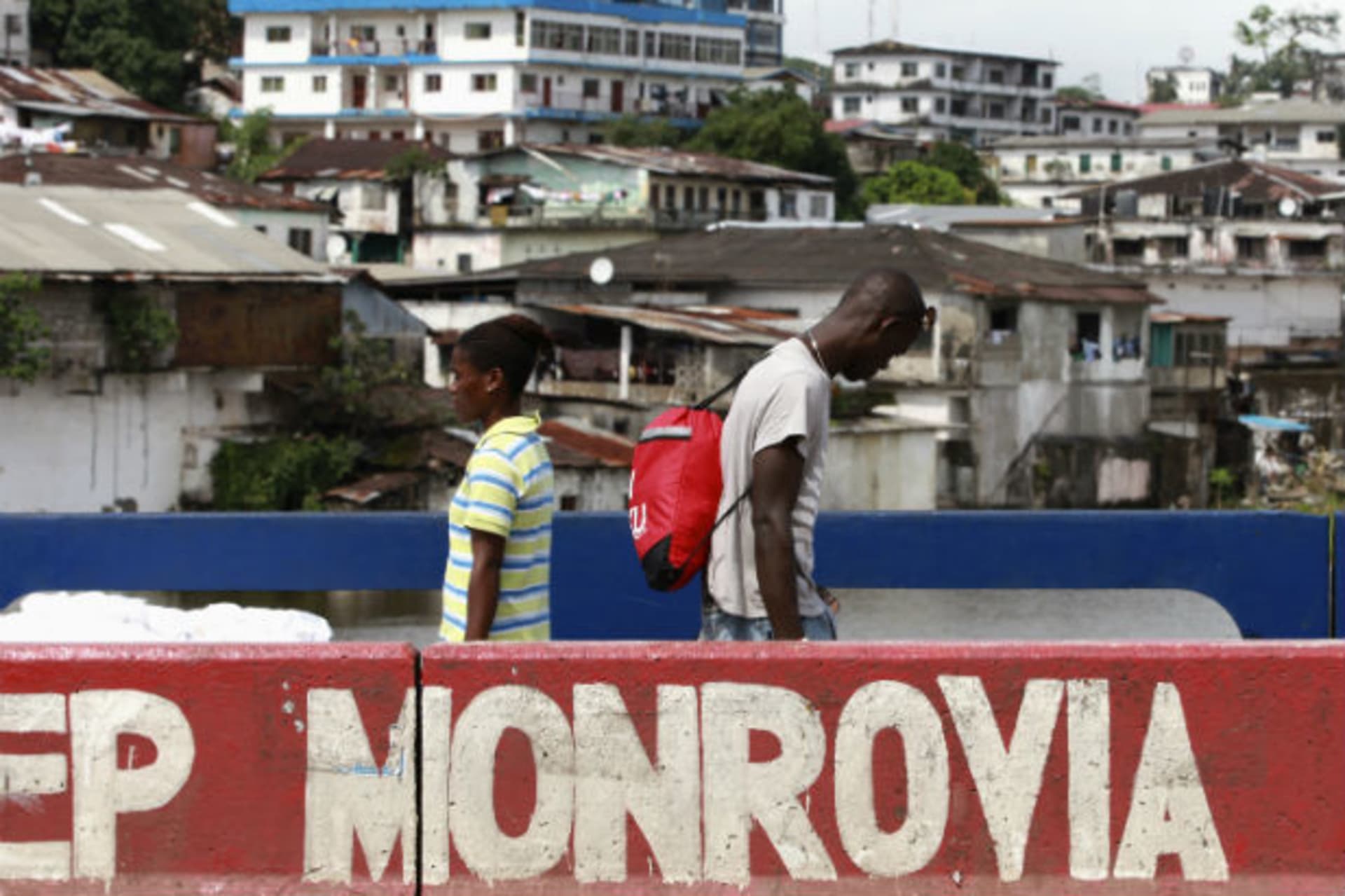 <p>The Liberian capital, Monrovia, October 2011 (Luc Gnago/Courtesy Reuters).</p>
