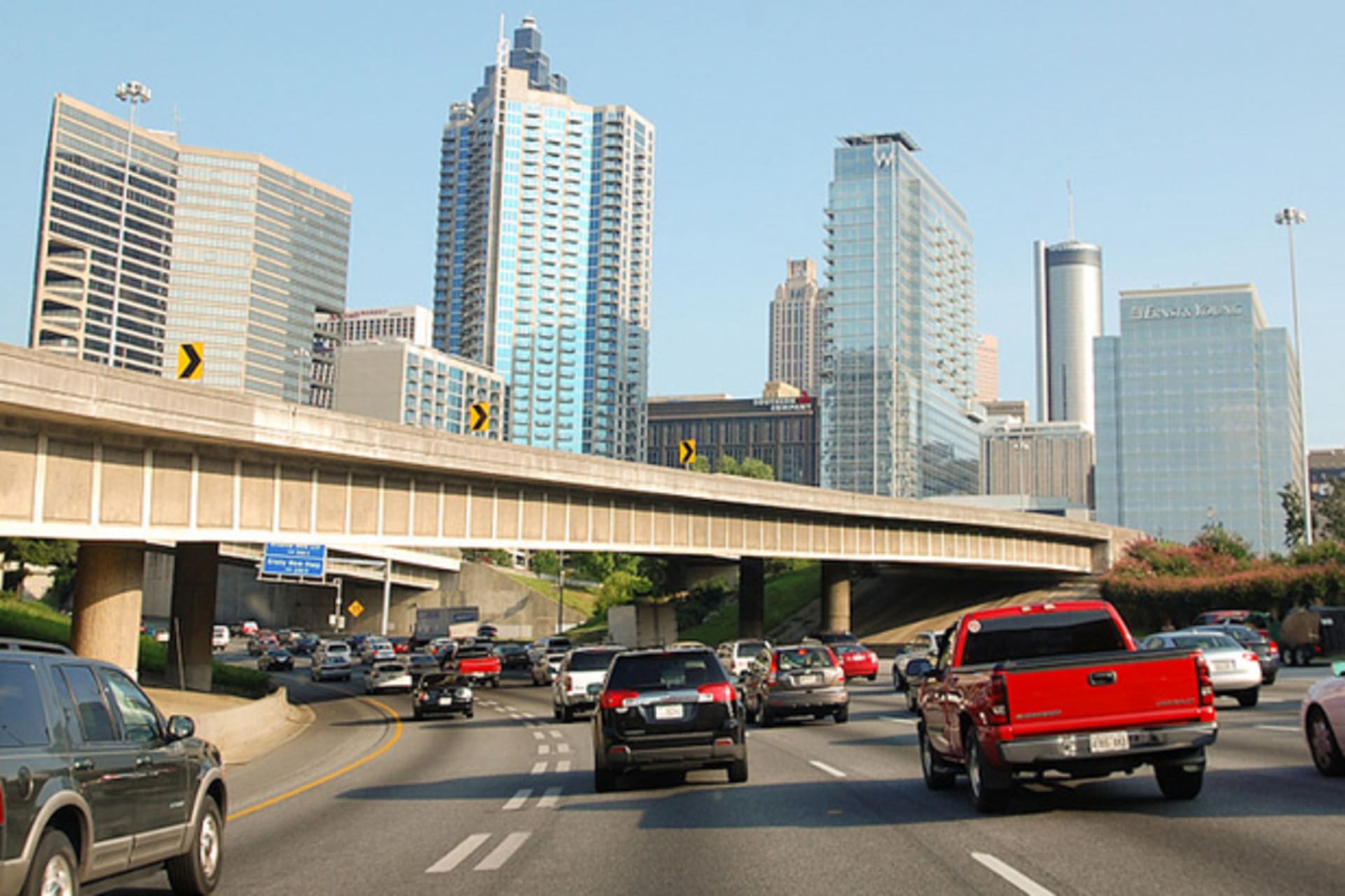 <p>A highway in Atlanta (klaasjanb/flickr).</p>
