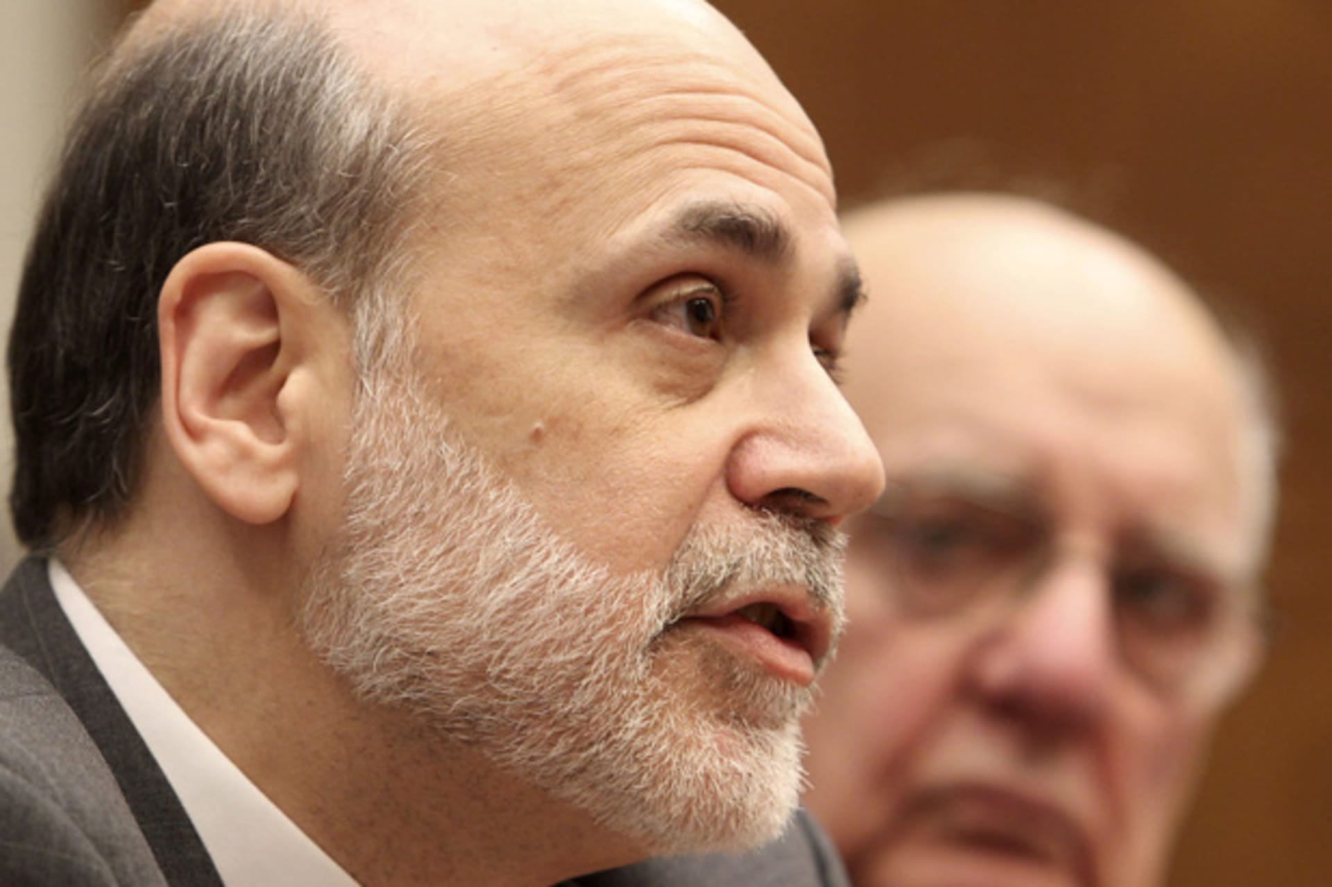 <p>Chairman of the Federal Reserve Ben Bernanke and Chairman of the President’s Economic Recovery Advisory Board Paul Volcker (R)… the U.S. House Financial Services Committee on Capitol Hill in Washington on March 17, 2010 (Larry Downing/Courtesy Reuters).</p>