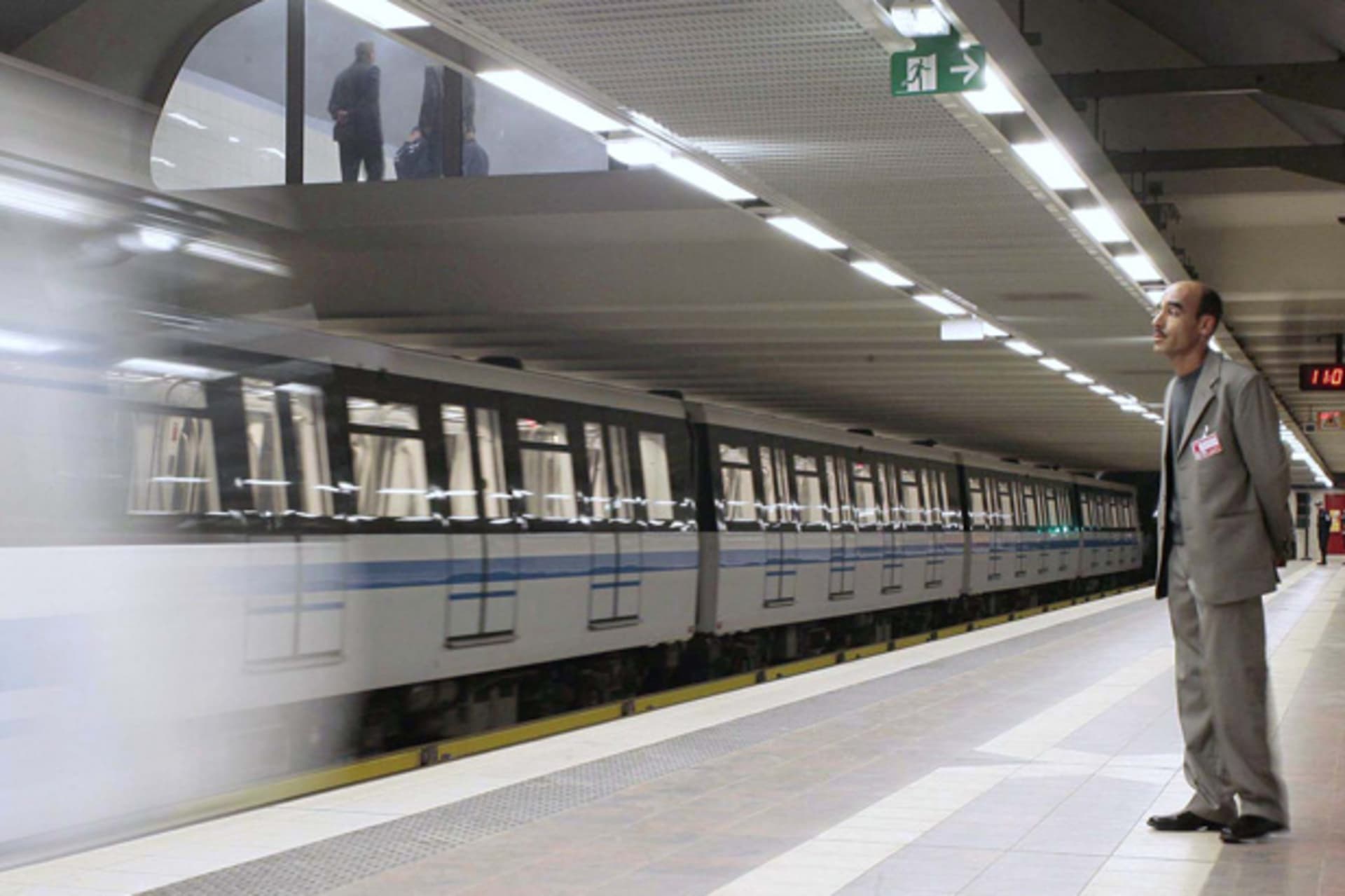 <p>A new metro subway train arrives at the newly opened metro system in Algiers on October 31, 2011 (Ramzi Boudina/Courtesy Reuters).</p>
